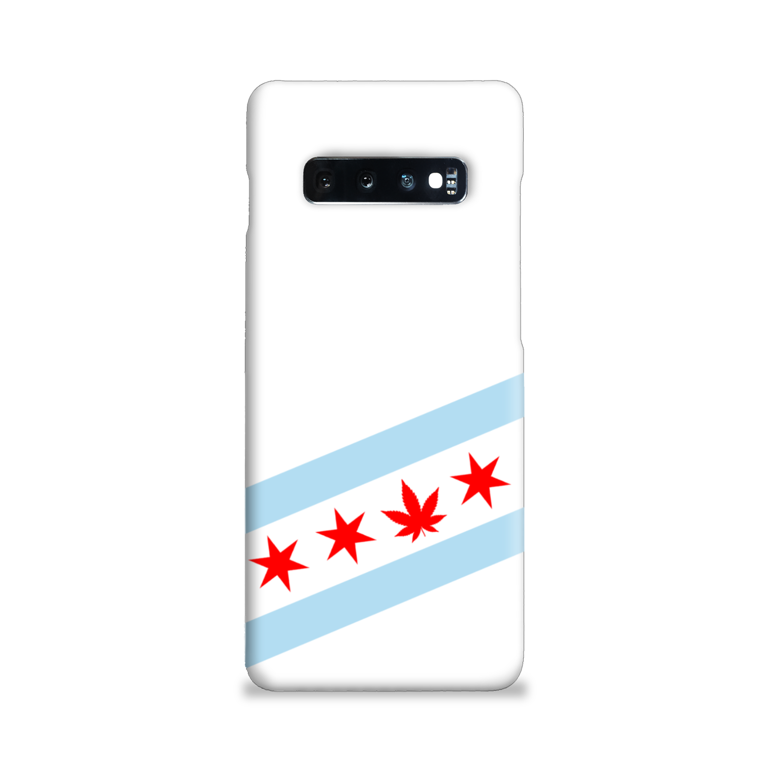 Chicago Flag Single Pot Leaf Slim Phone Case
