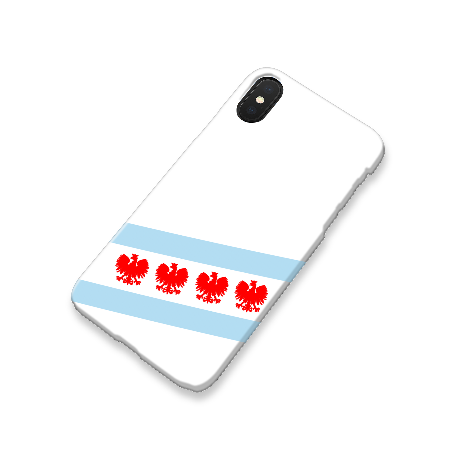 Chicago Flag Polish Four Eagle Slim Phone Case