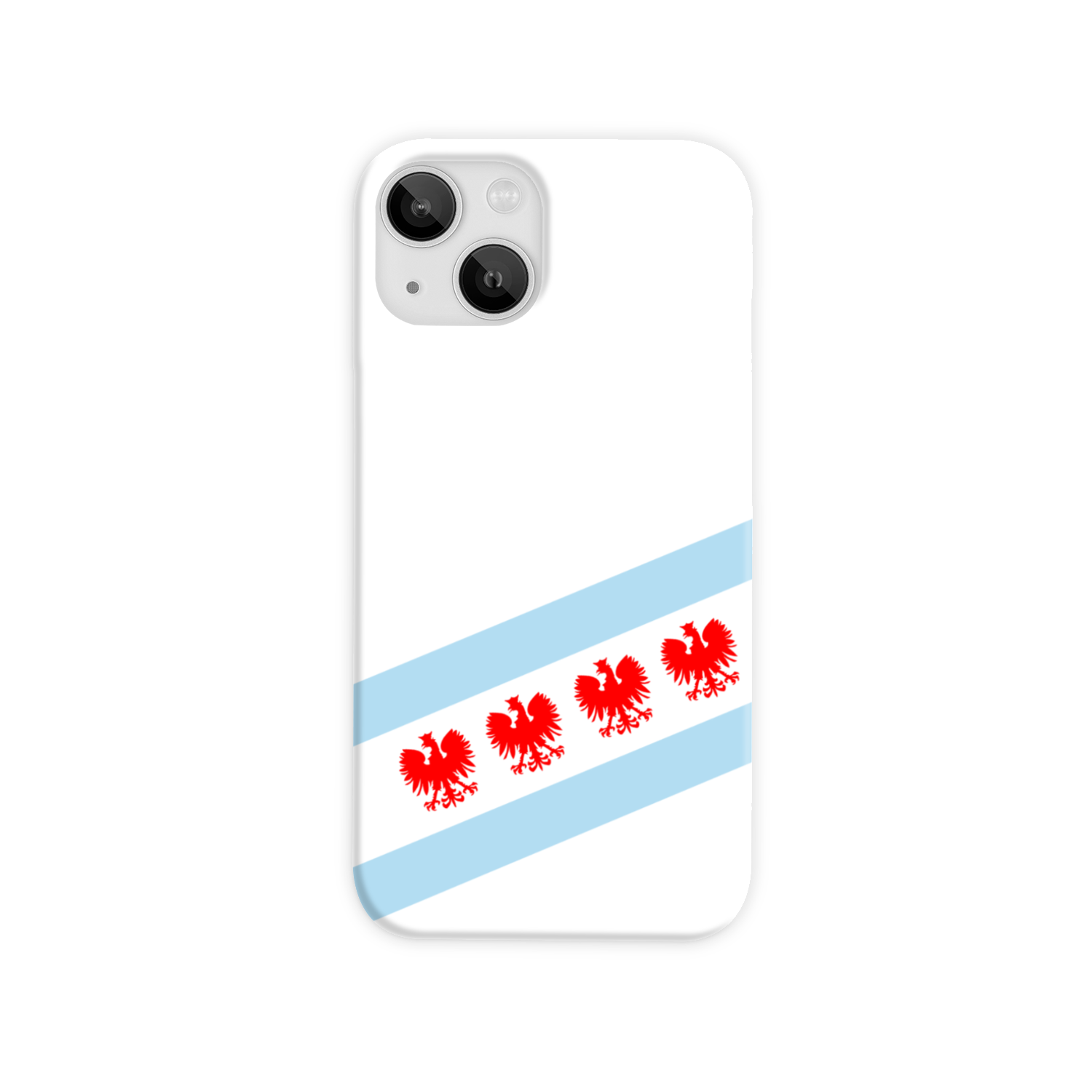 Chicago Flag Polish Four Eagle Slim Phone Case
