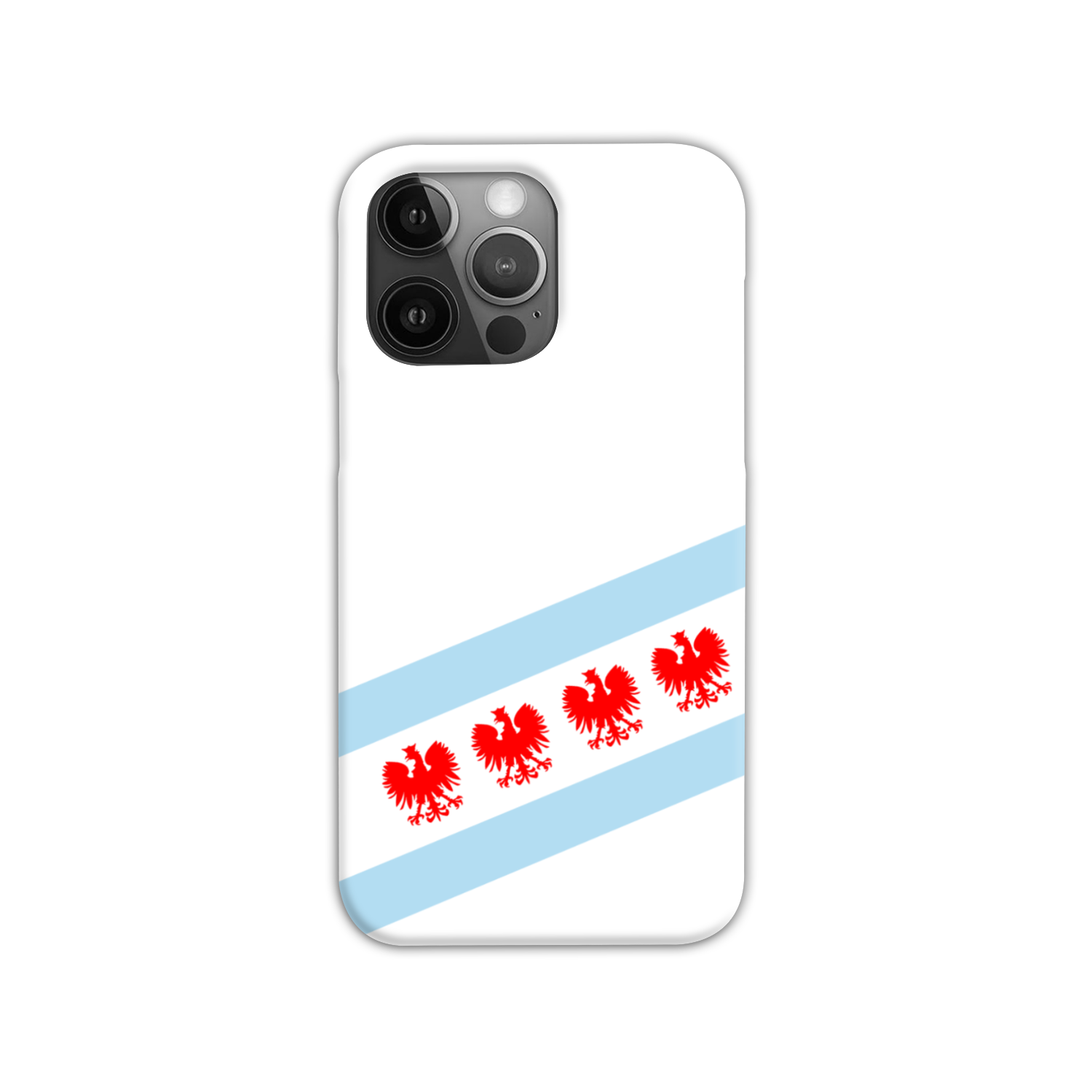 Chicago Flag Polish Four Eagle Slim Phone Case