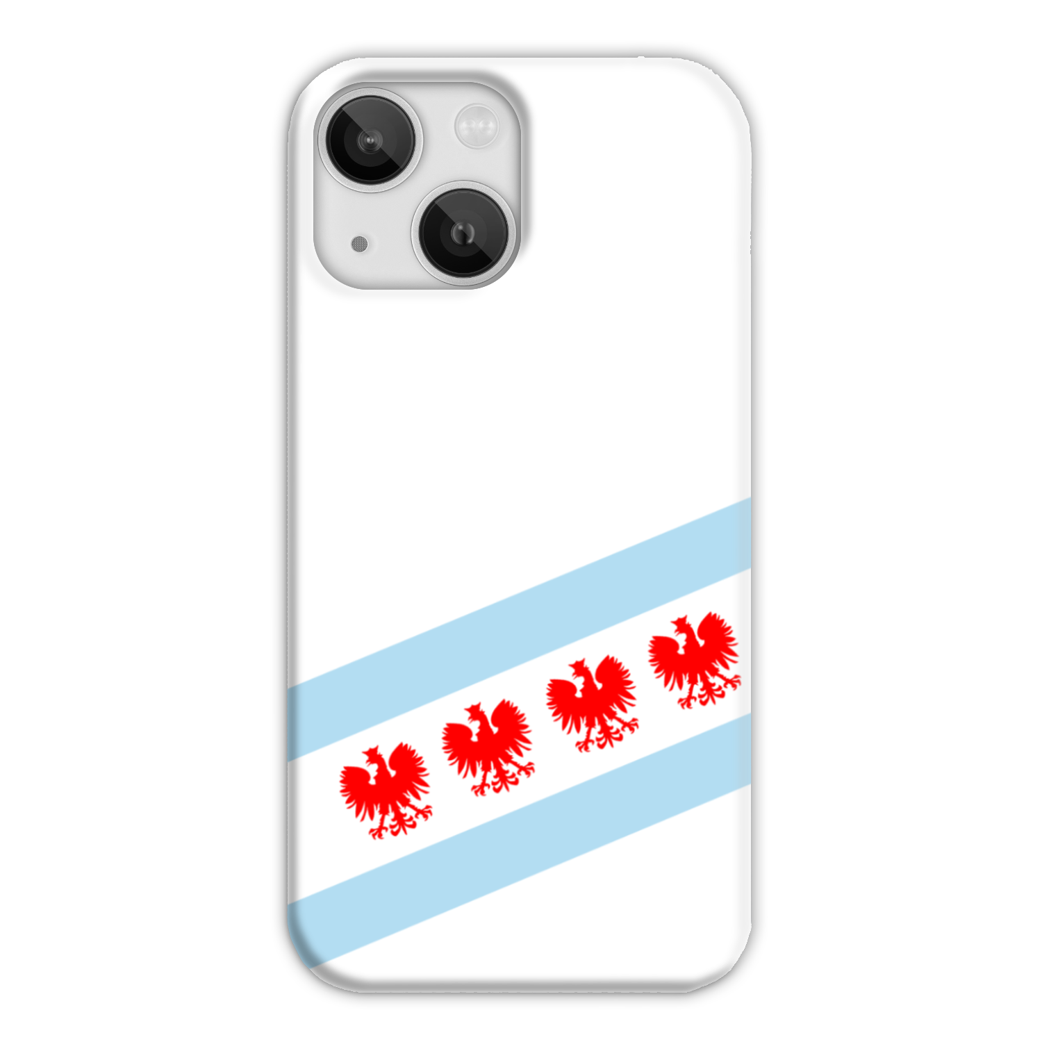 Chicago Flag Polish Four Eagle Slim Phone Case