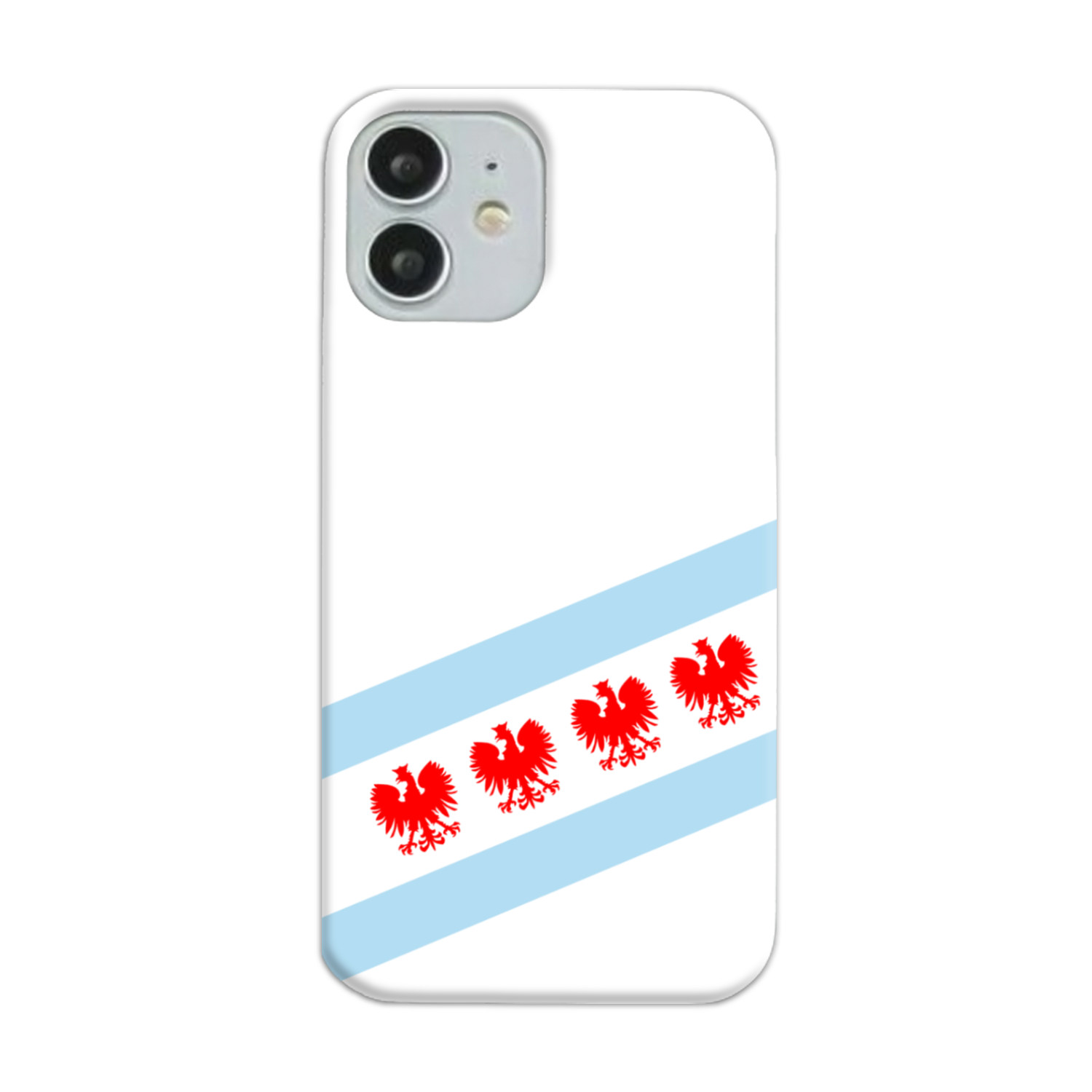 Chicago Flag Polish Four Eagle Slim Phone Case