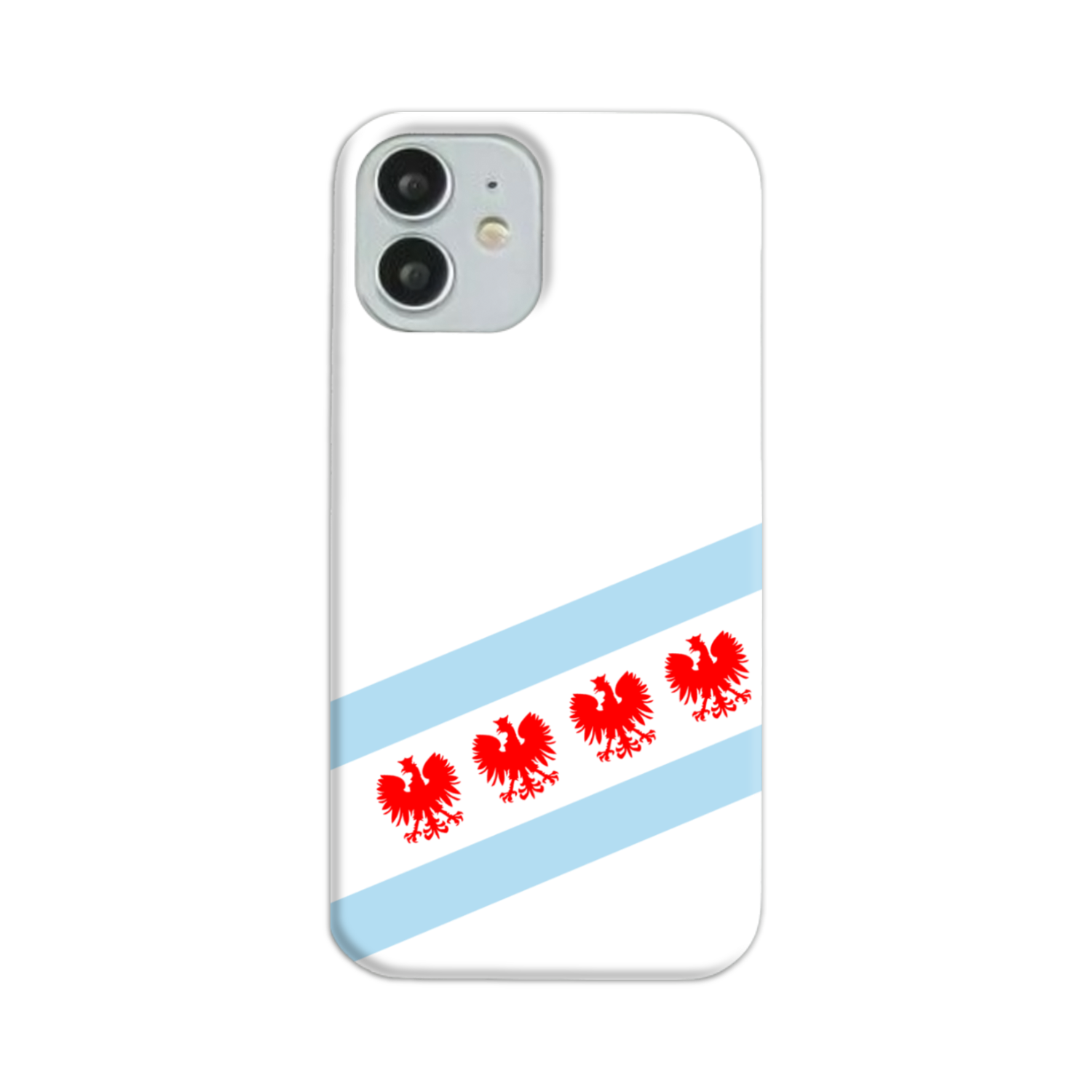 Chicago Flag Polish Four Eagle Slim Phone Case