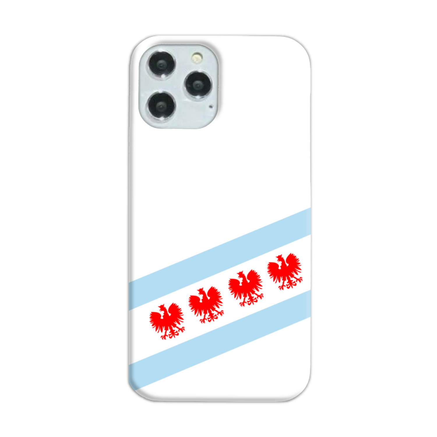 Chicago Flag Polish Four Eagle Slim Phone Case
