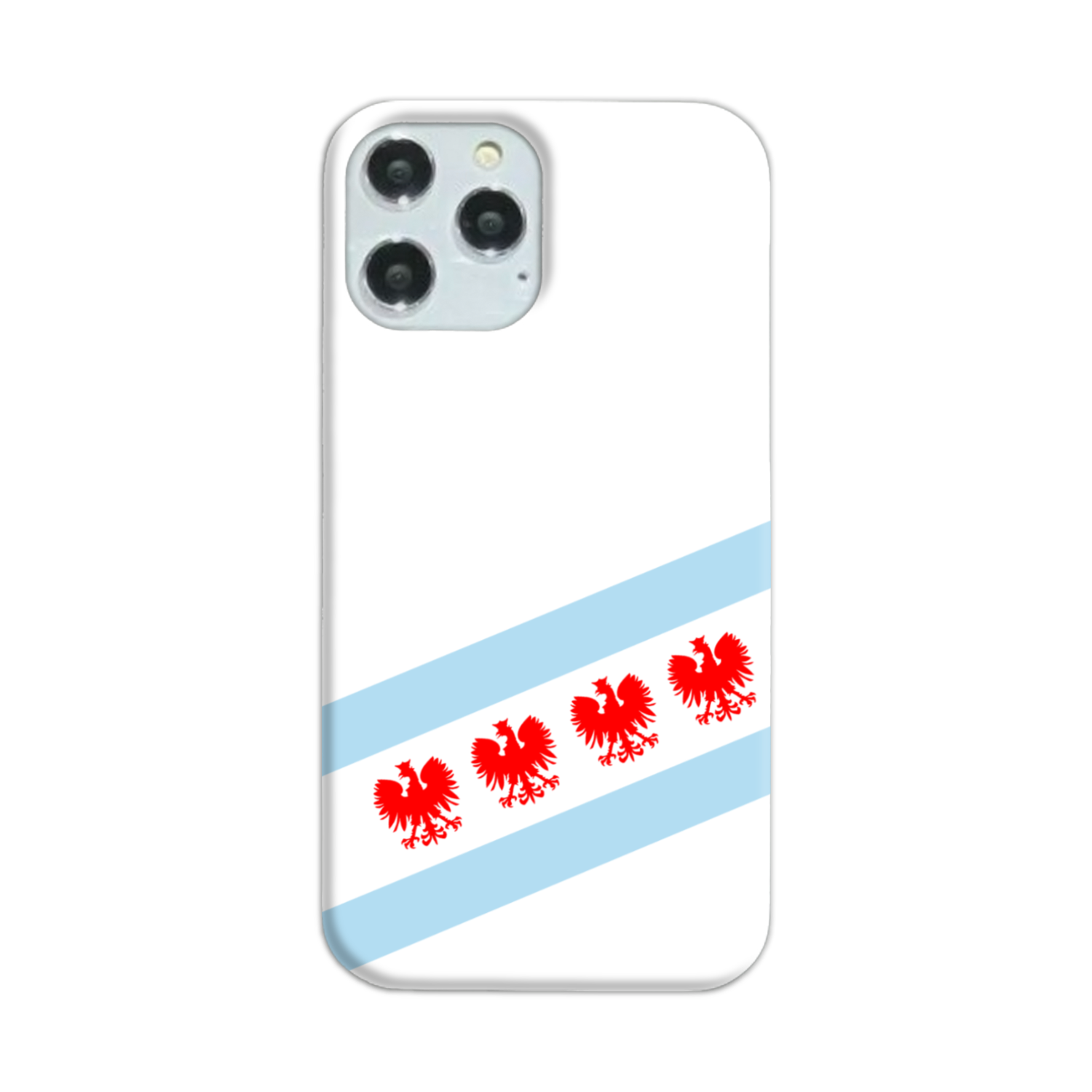Chicago Flag Polish Four Eagle Slim Phone Case