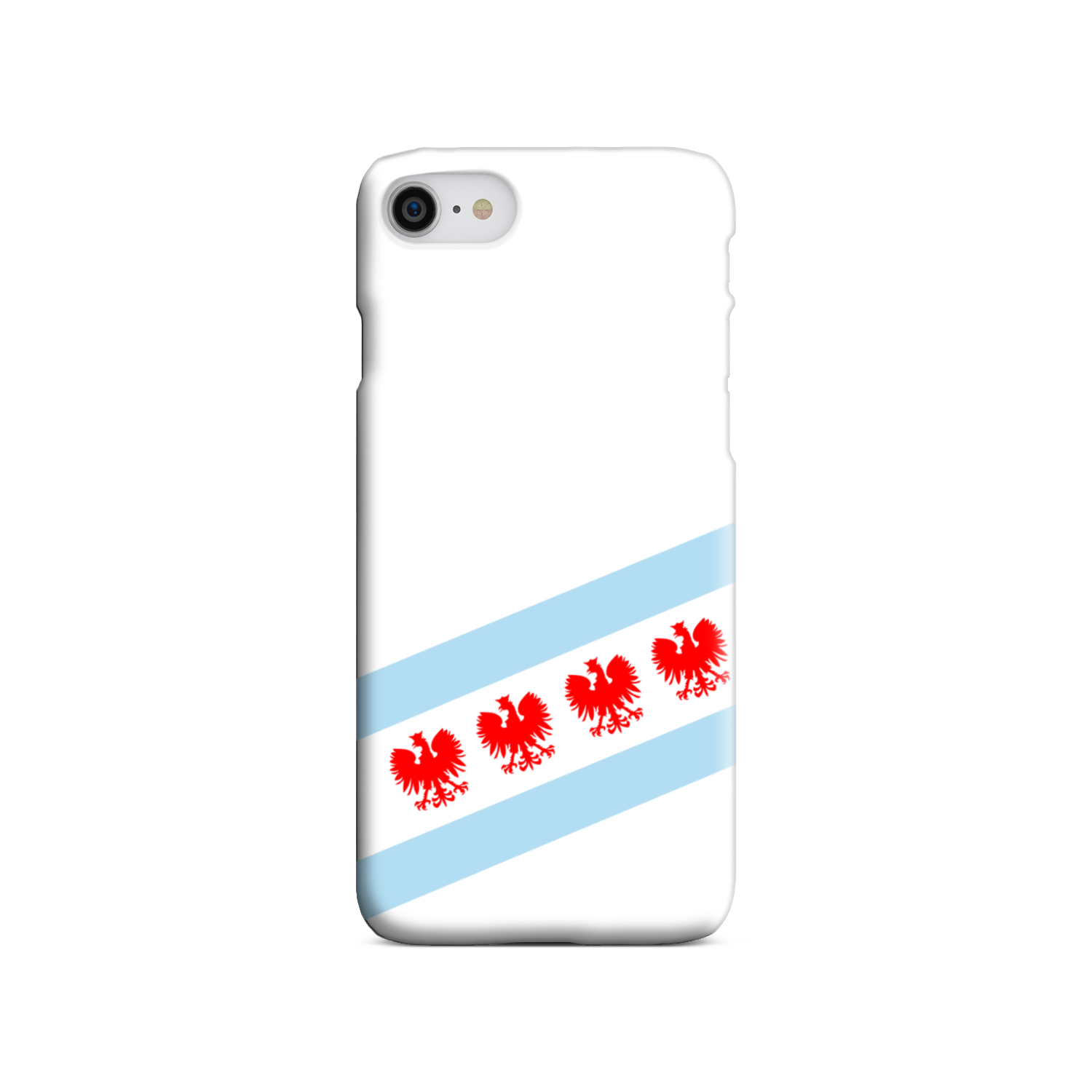 Chicago Flag Polish Four Eagle Slim Phone Case