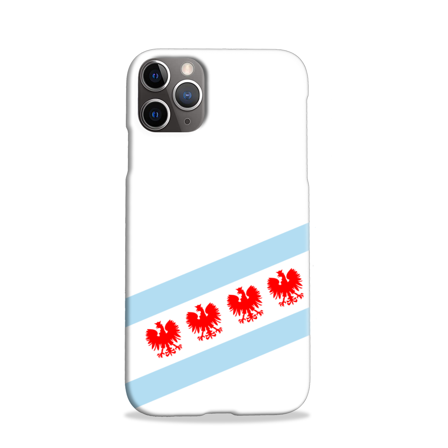 Chicago Flag Polish Four Eagle Slim Phone Case