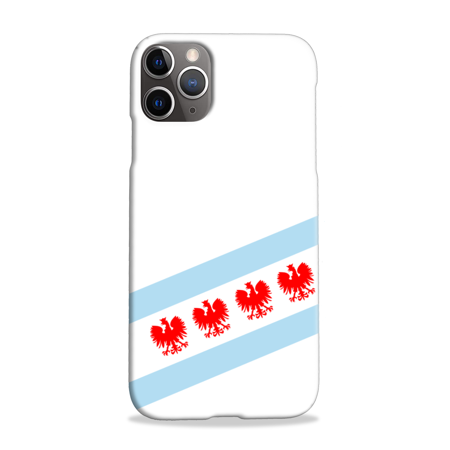 Chicago Flag Polish Four Eagle Slim Phone Case