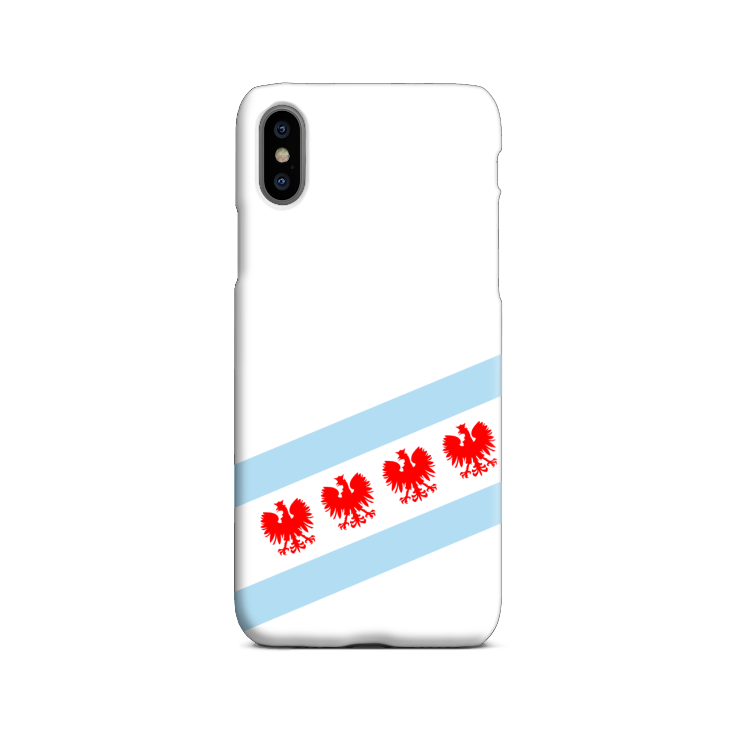Chicago Flag Polish Four Eagle Slim Phone Case