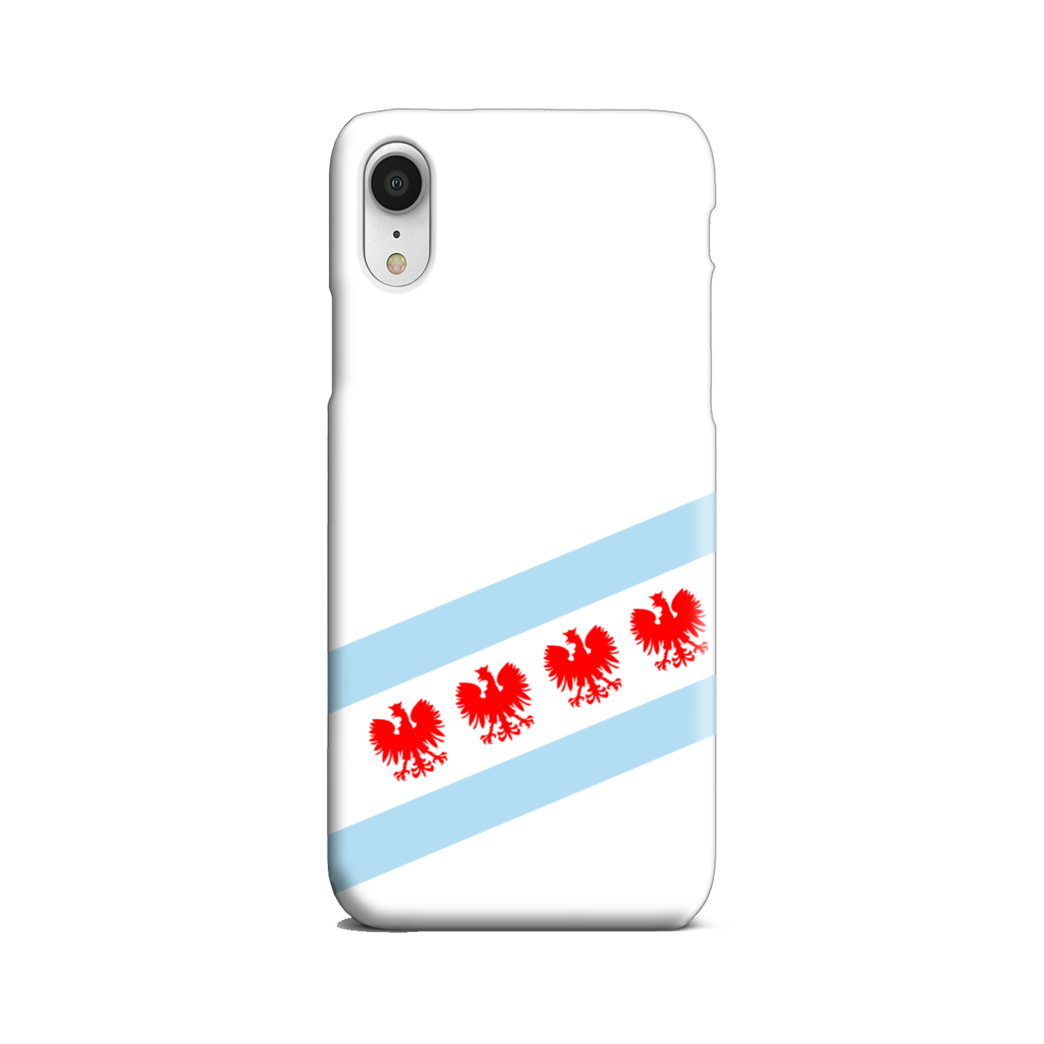 Chicago Flag Polish Four Eagle Slim Phone Case