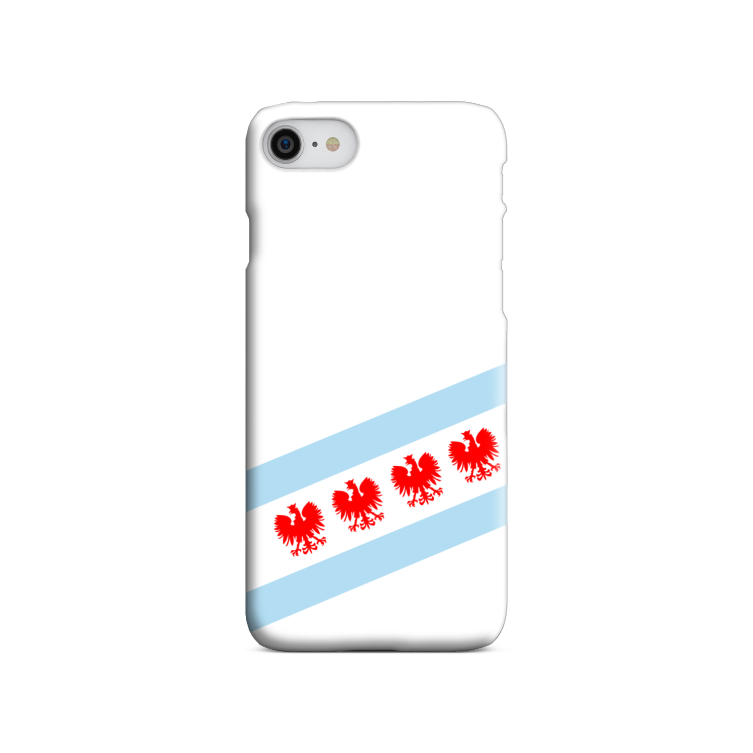 Chicago Flag Polish Four Eagle Slim Phone Case