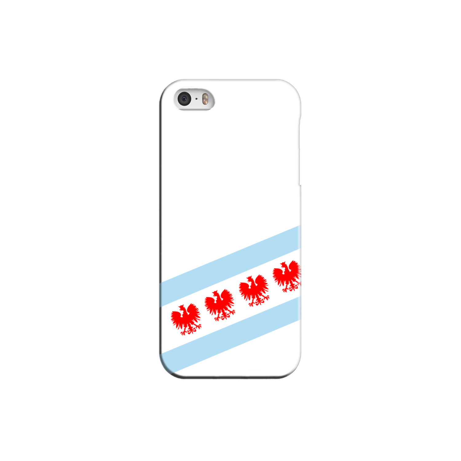 Chicago Flag Polish Four Eagle Slim Phone Case