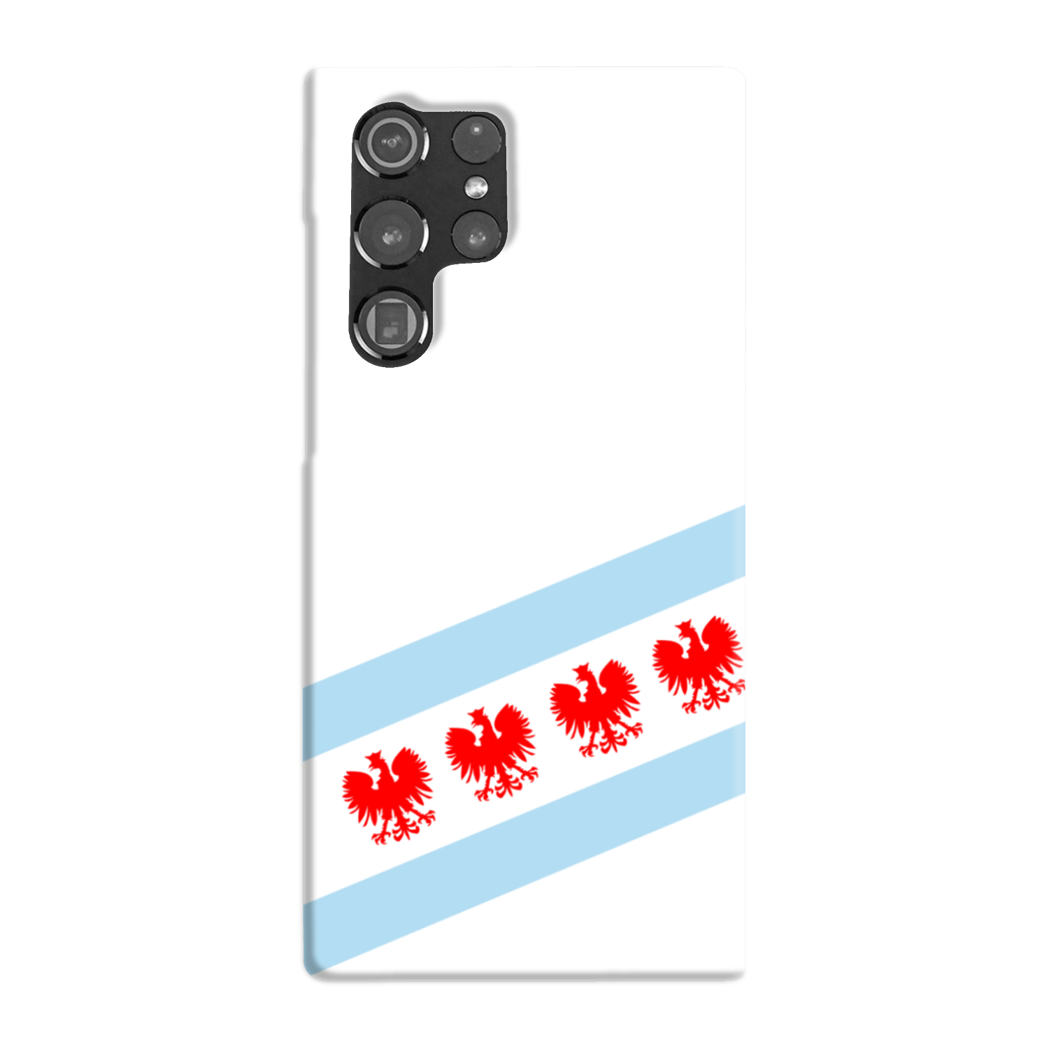 Chicago Flag Polish Four Eagle Slim Phone Case