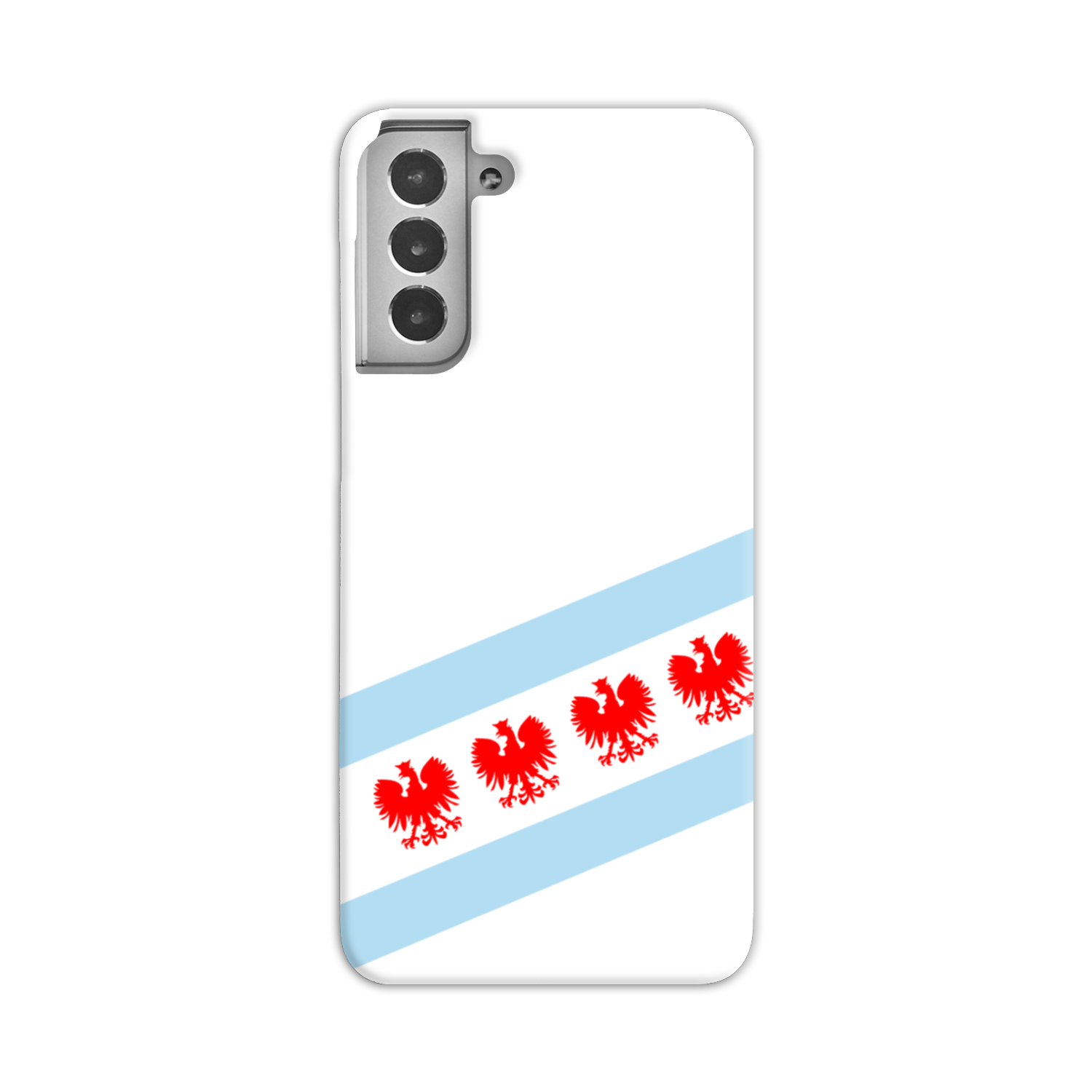 Chicago Flag Polish Four Eagle Slim Phone Case