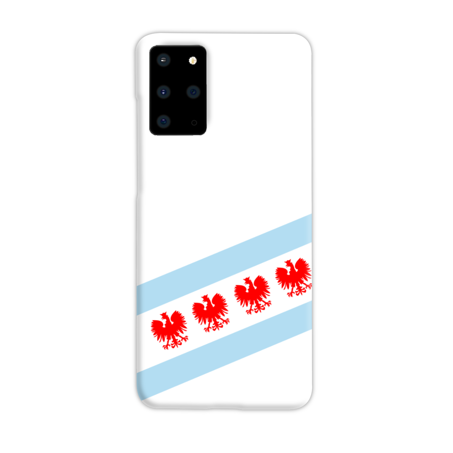 Chicago Flag Polish Four Eagle Slim Phone Case