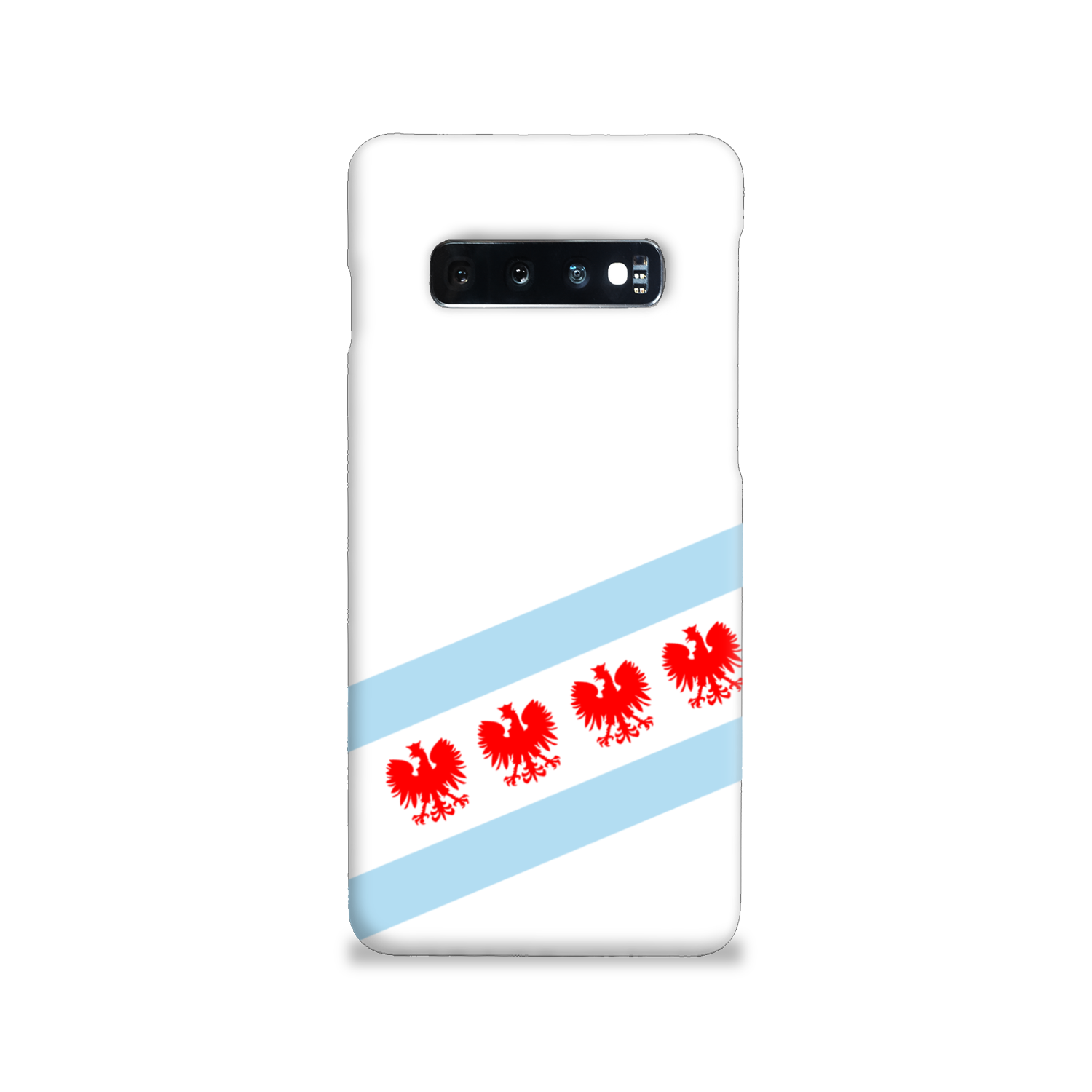 Chicago Flag Polish Four Eagle Slim Phone Case