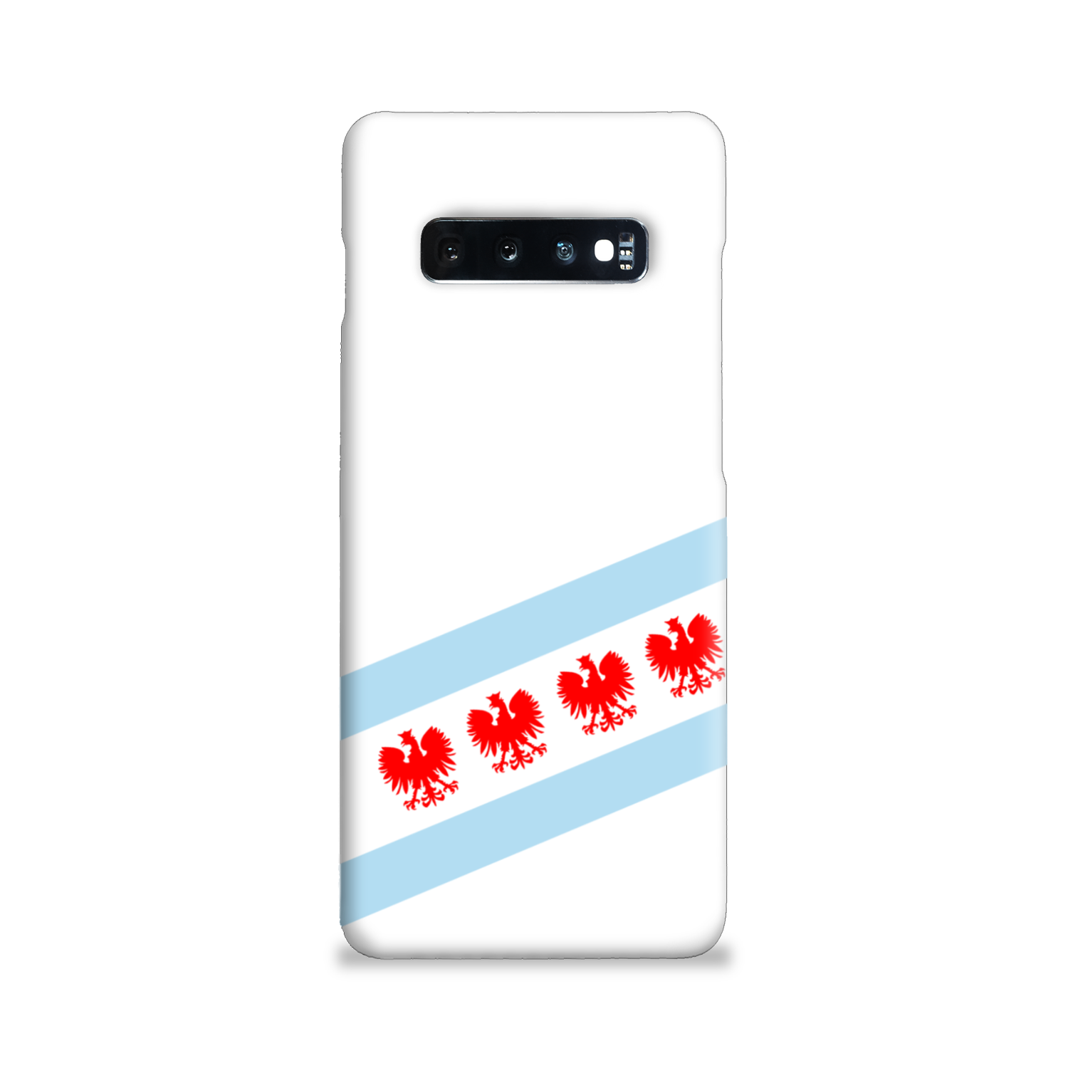 Chicago Flag Polish Four Eagle Slim Phone Case