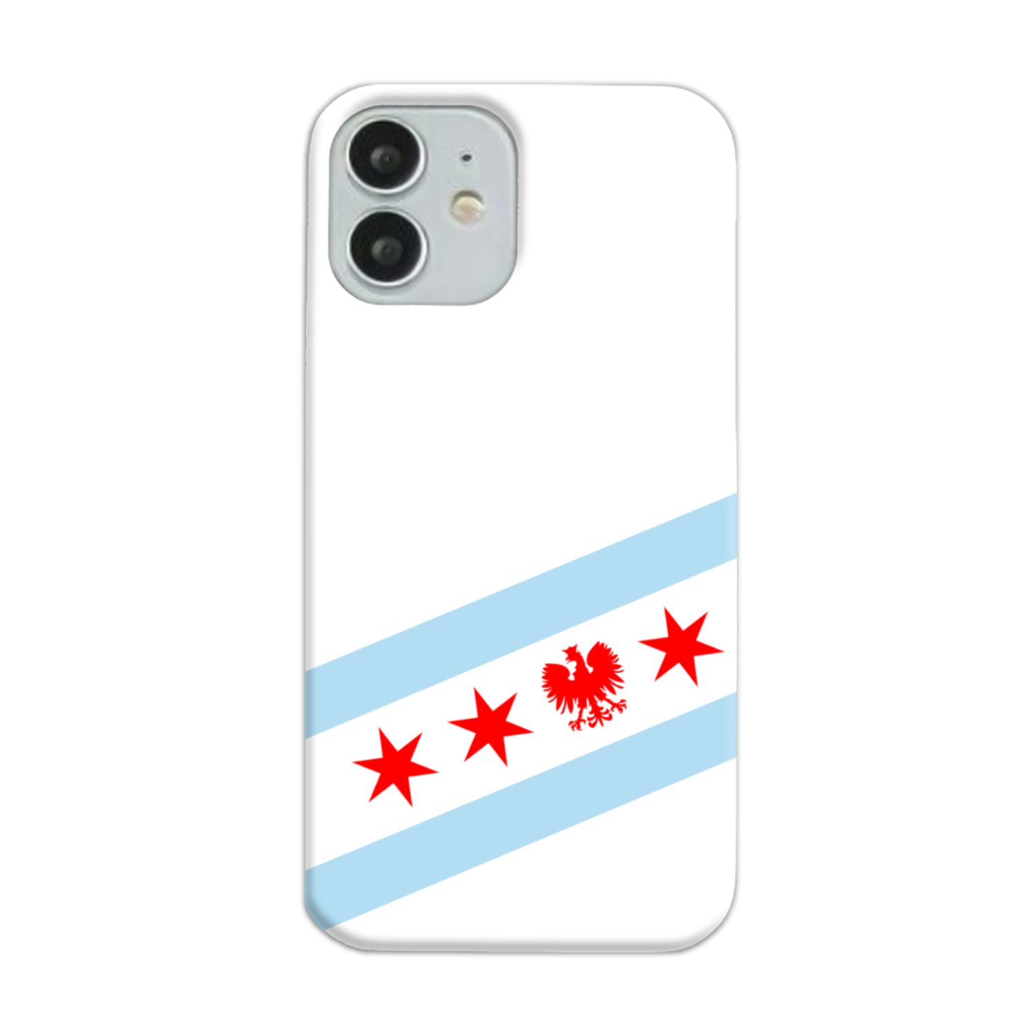 Chicago Flag Polish Single Eagle Slim Phone Case