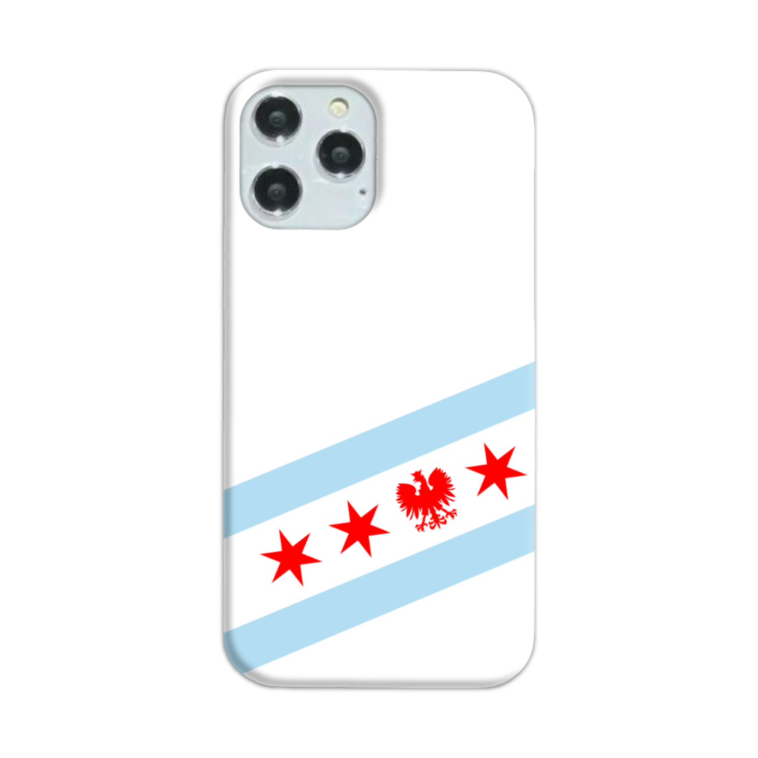 Chicago Flag Polish Single Eagle Slim Phone Case