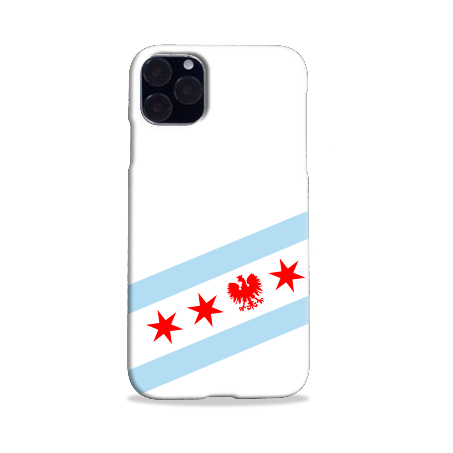 Chicago Flag Polish Single Eagle Slim Phone Case