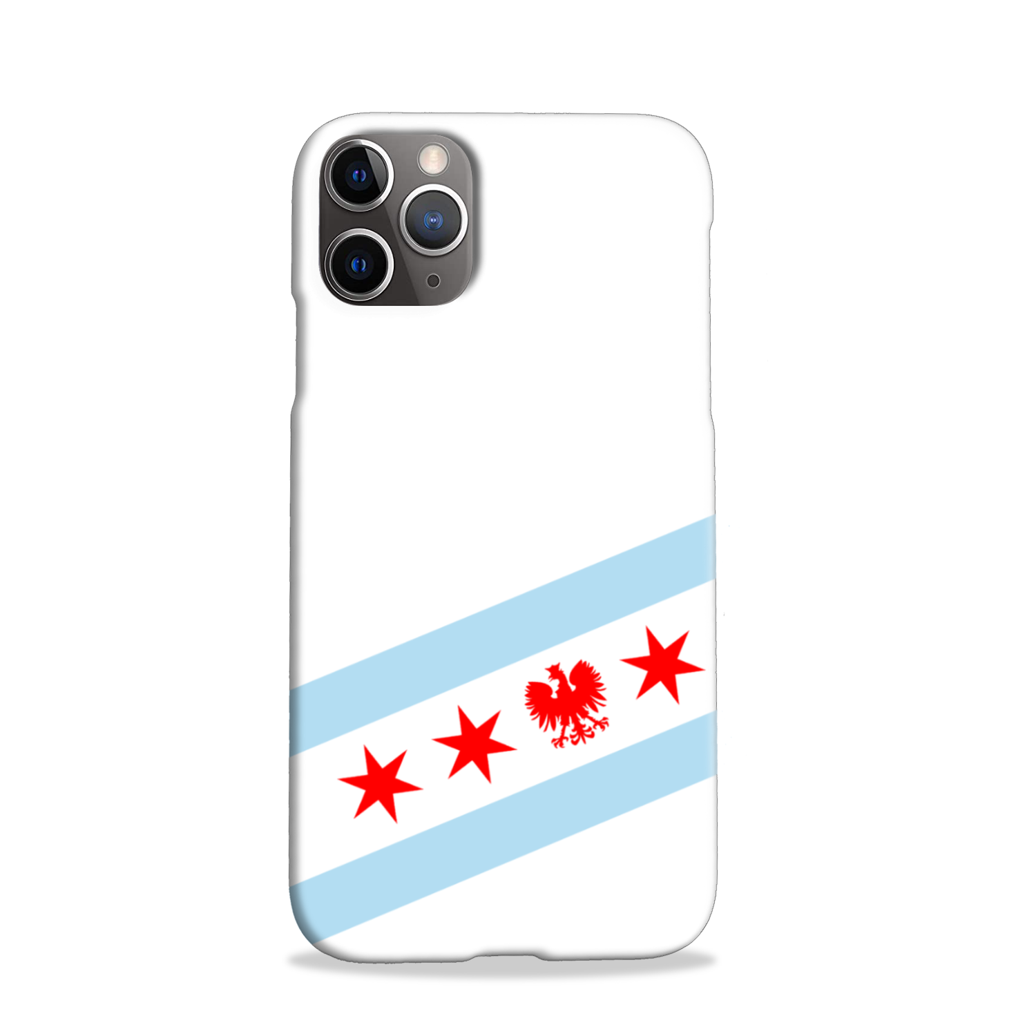 Chicago Flag Polish Single Eagle Slim Phone Case