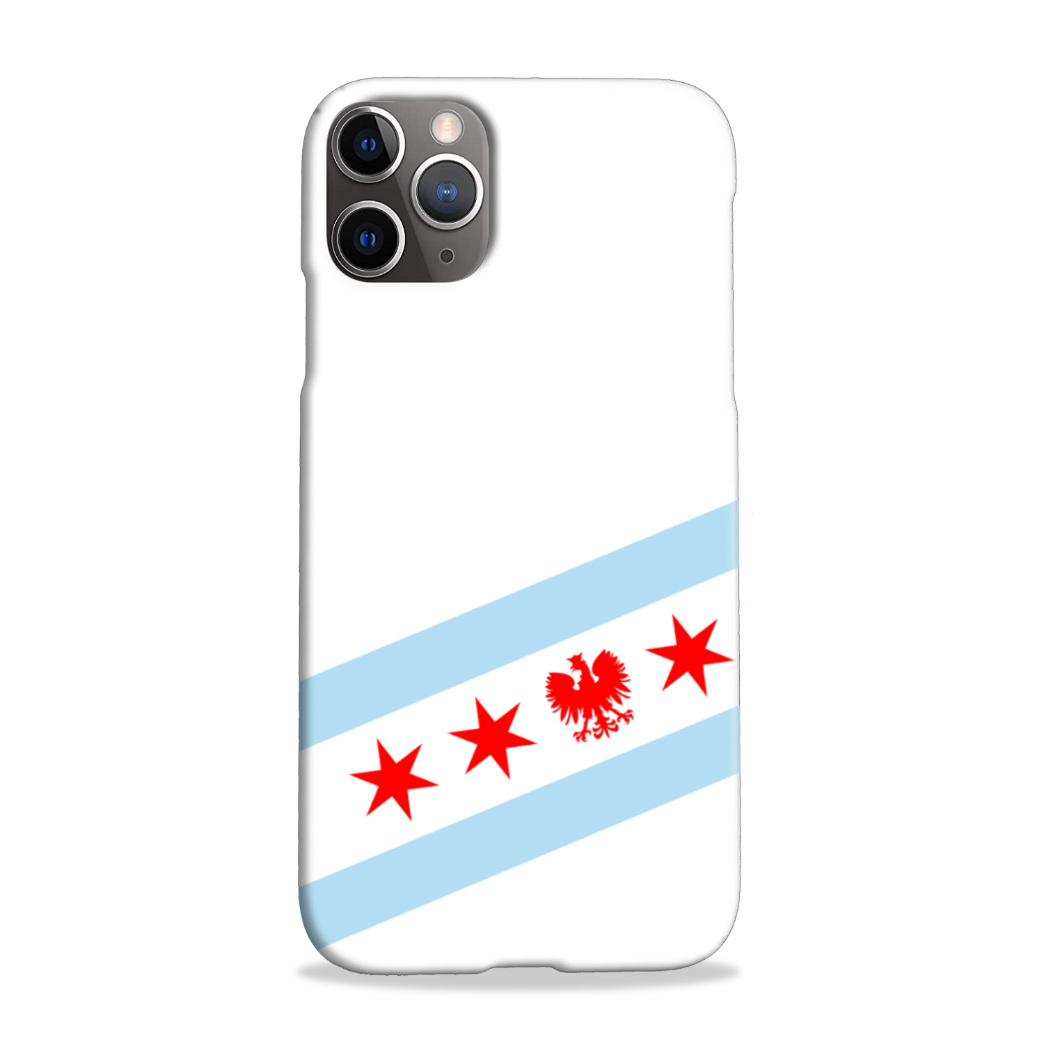 Chicago Flag Polish Single Eagle Slim Phone Case