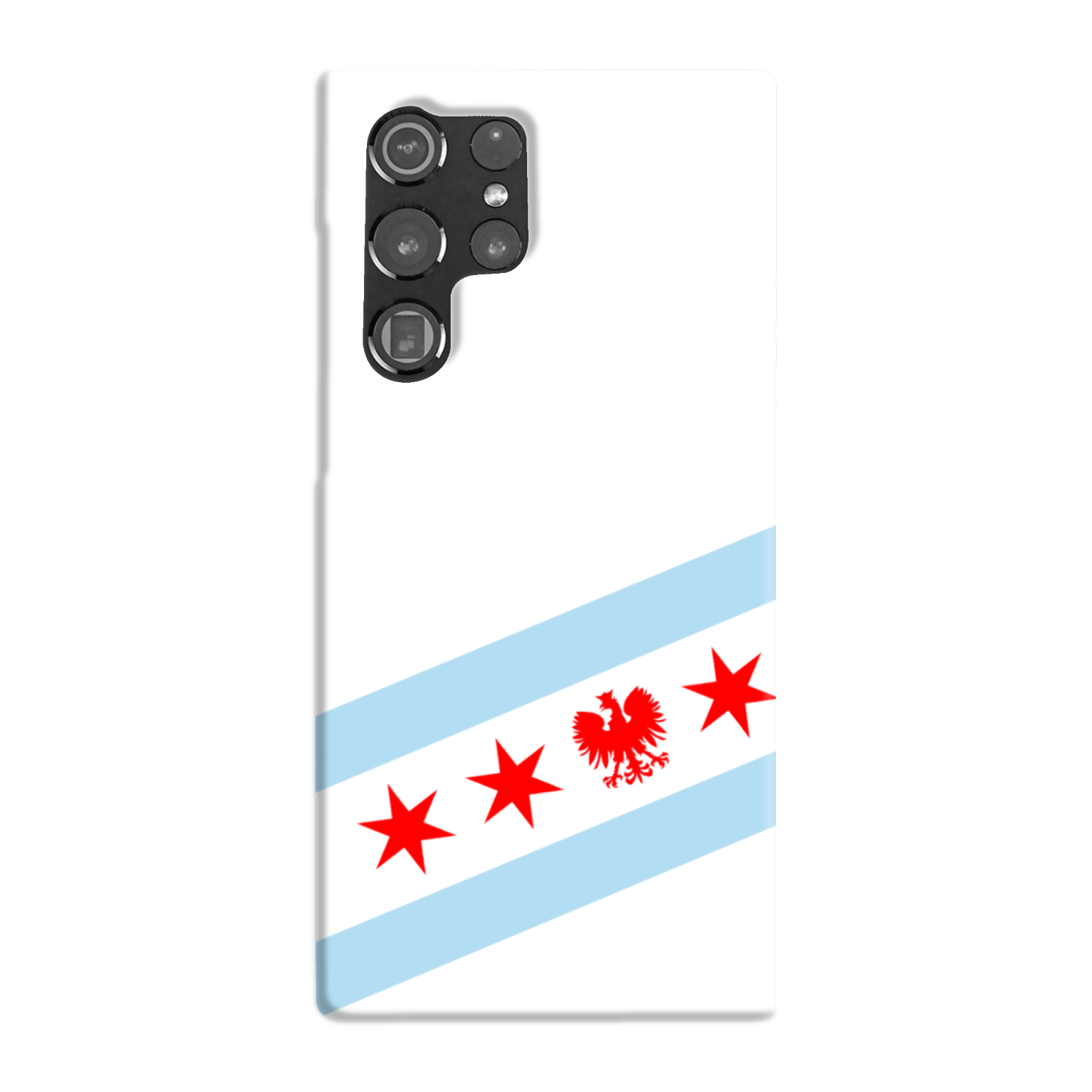 Chicago Flag Polish Single Eagle Slim Phone Case