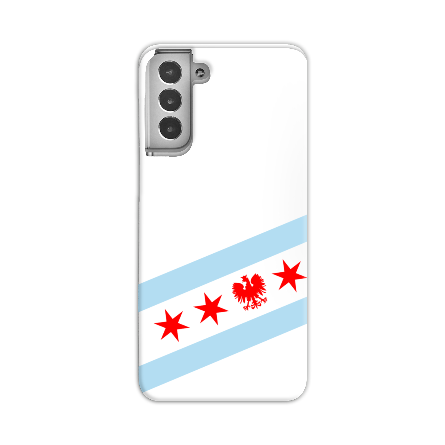 Chicago Flag Polish Single Eagle Slim Phone Case