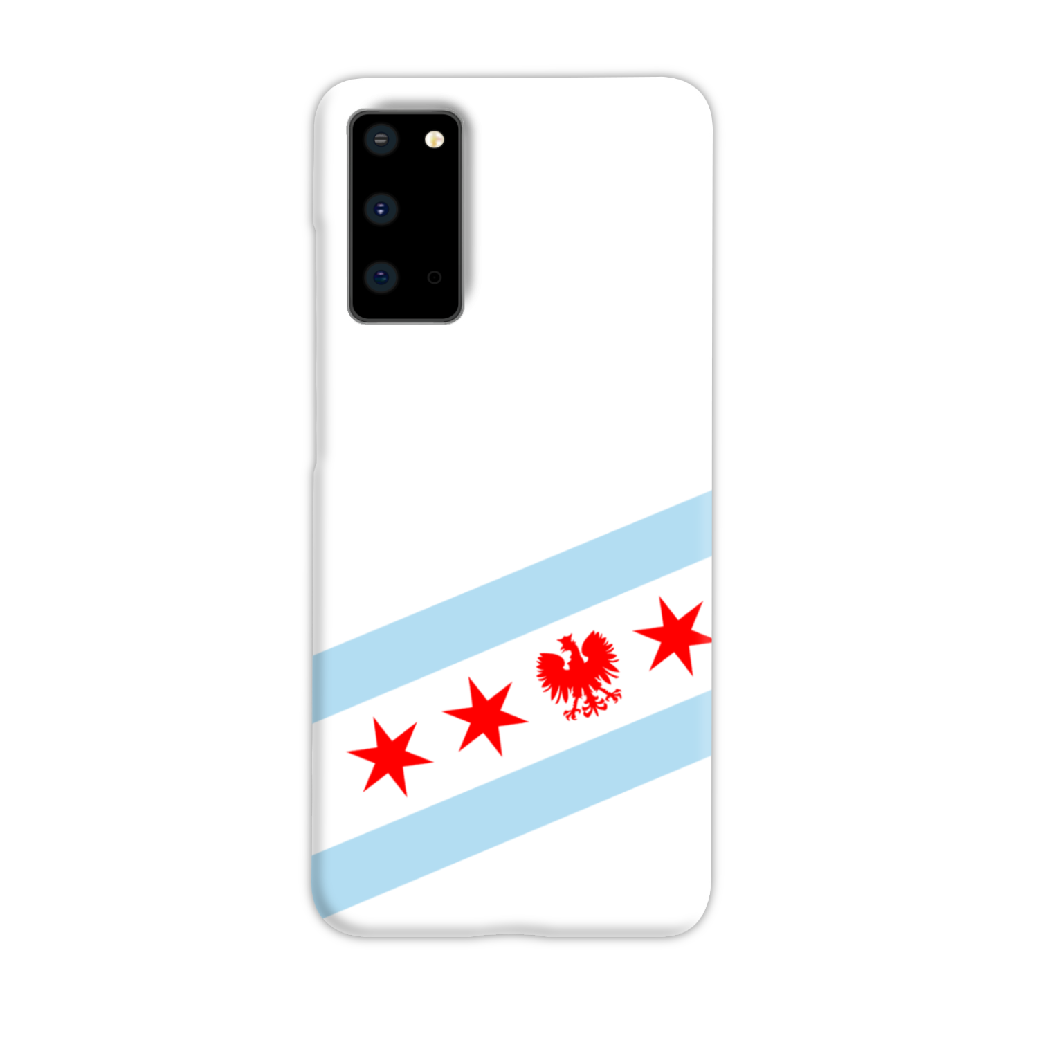Chicago Flag Polish Single Eagle Slim Phone Case