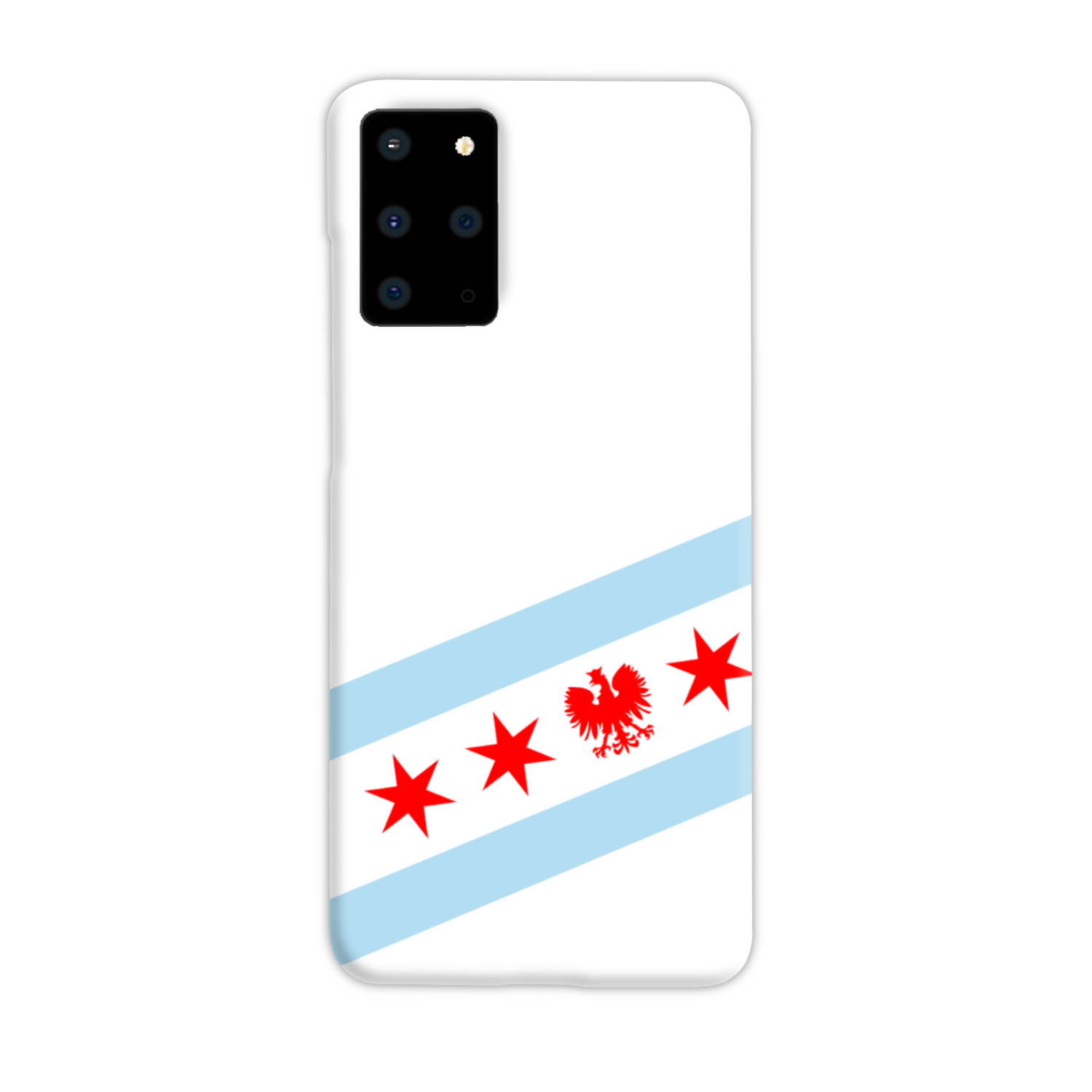 Chicago Flag Polish Single Eagle Slim Phone Case