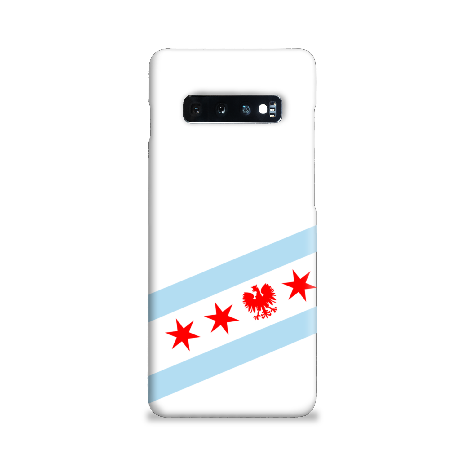 Chicago Flag Polish Single Eagle Slim Phone Case