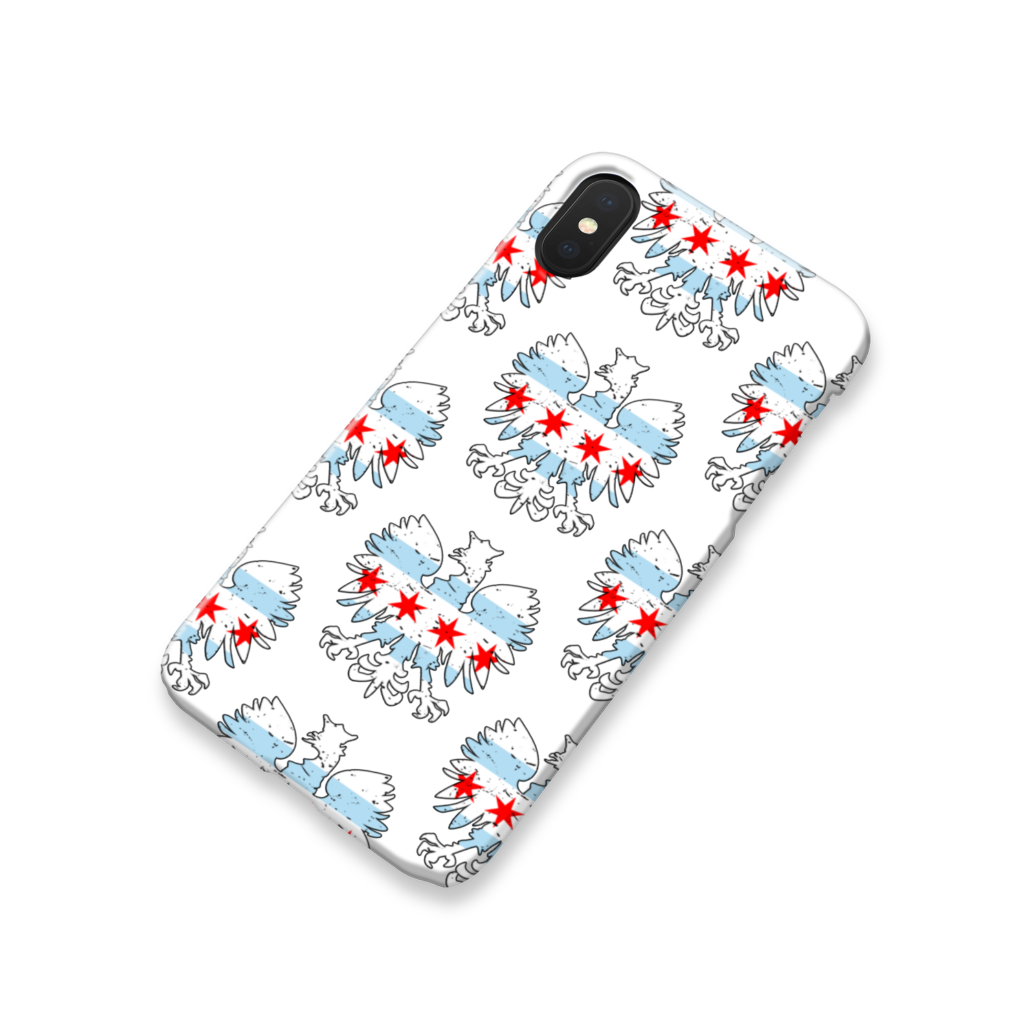 Chicago Flag Polish Slim Phone Case