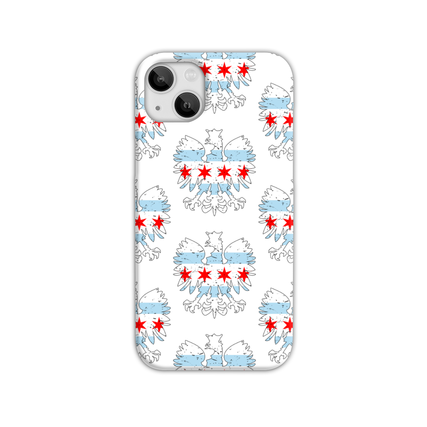 Chicago Flag Polish Slim Phone Case