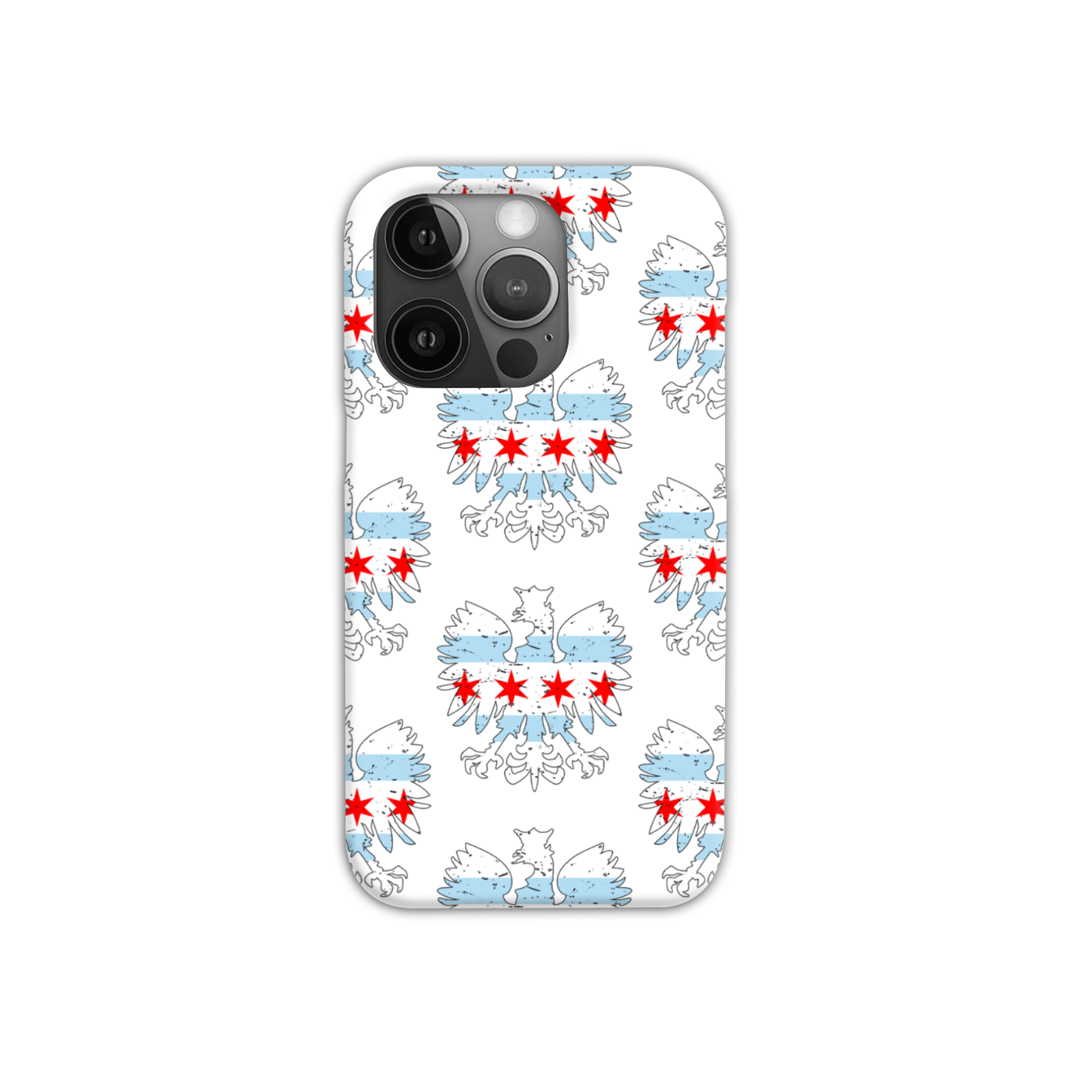 Chicago Flag Polish Slim Phone Case