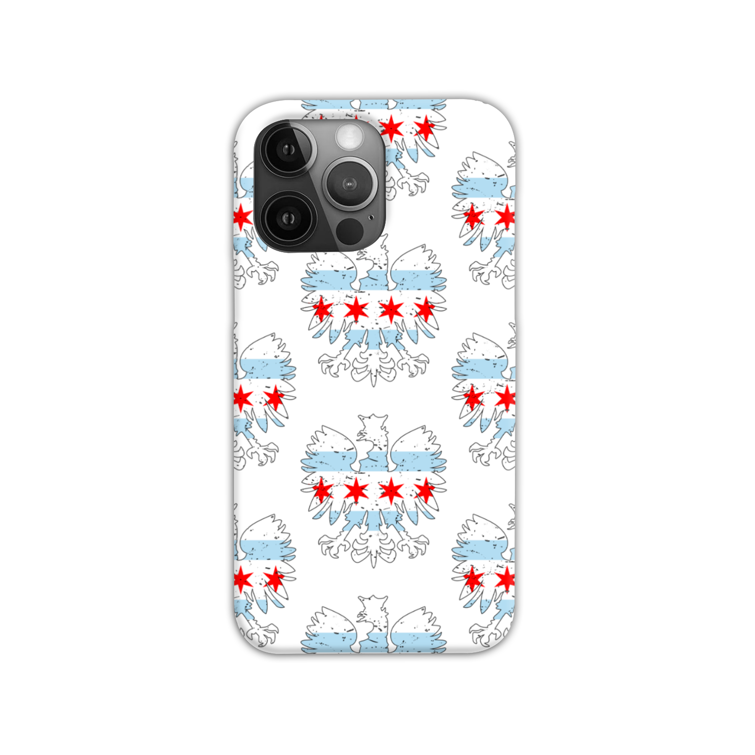 Chicago Flag Polish Slim Phone Case