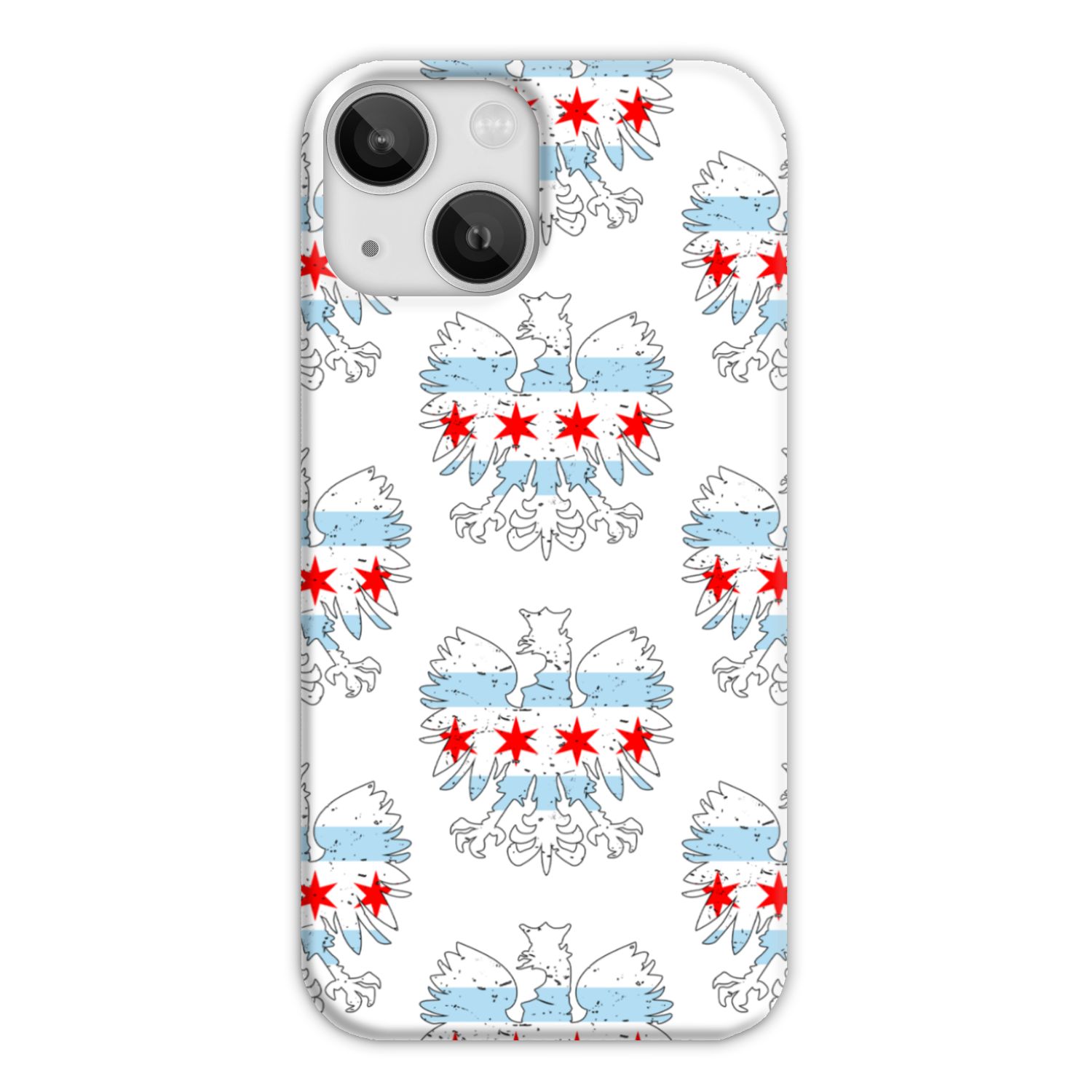 Chicago Flag Polish Slim Phone Case