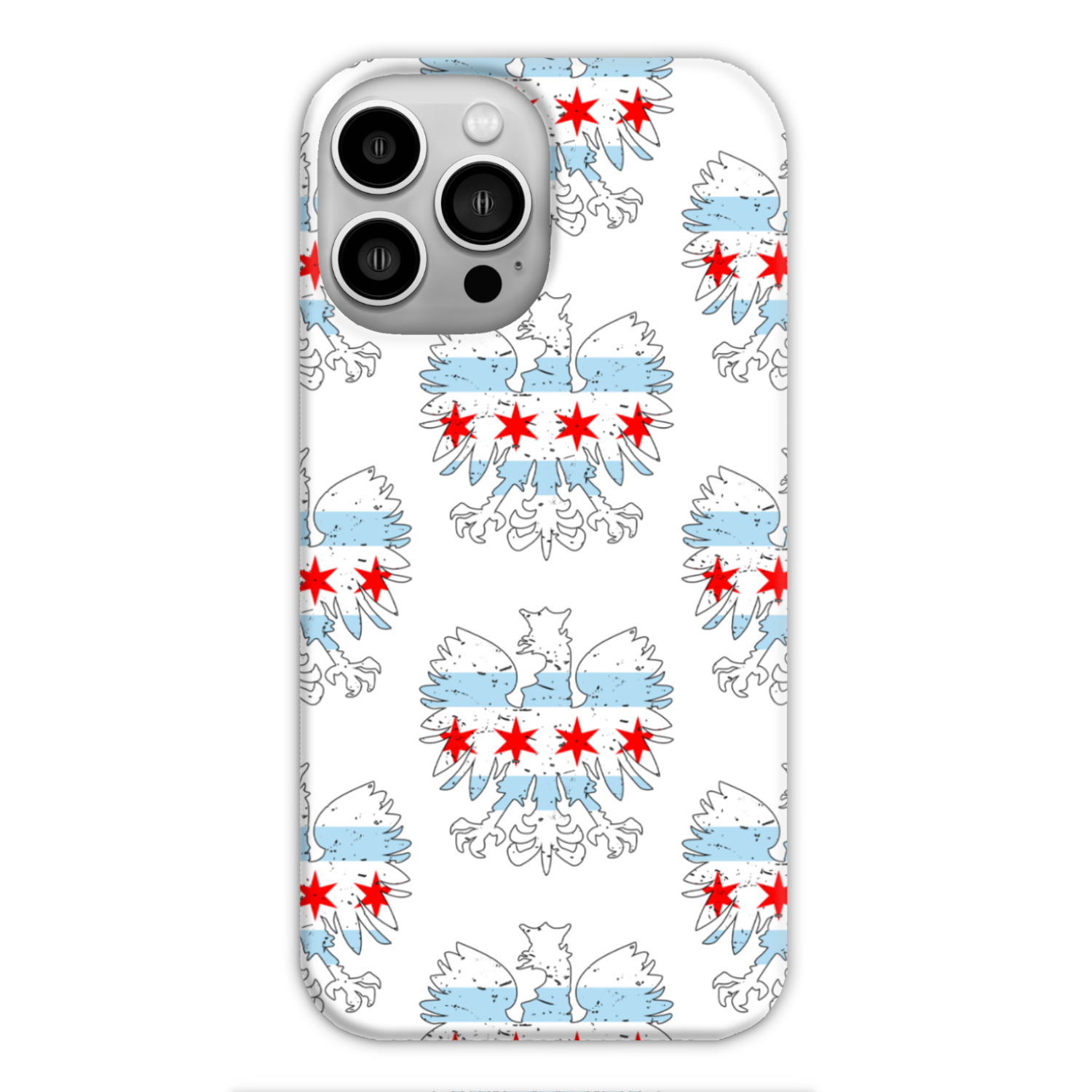 Chicago Flag Polish Slim Phone Case