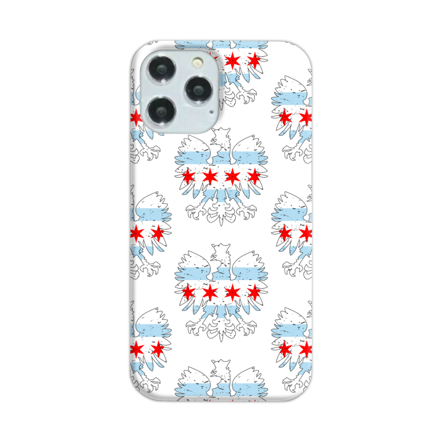 Chicago Flag Polish Slim Phone Case