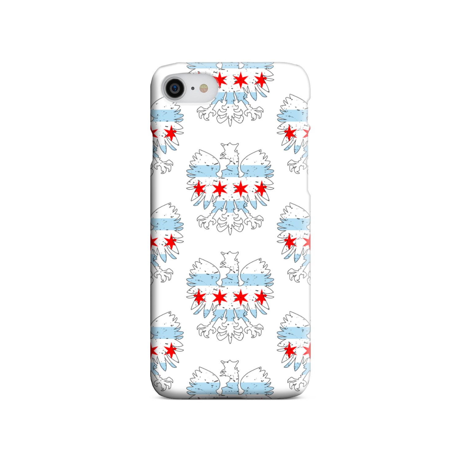Chicago Flag Polish Slim Phone Case