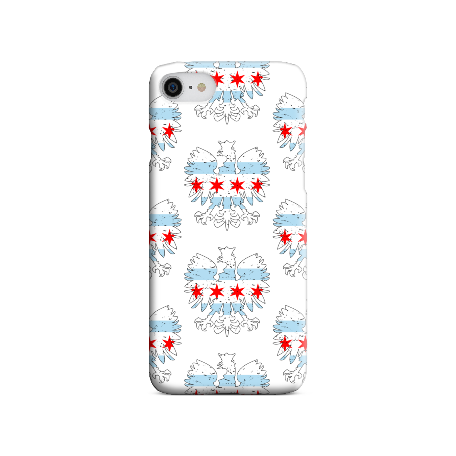 Chicago Flag Polish Slim Phone Case