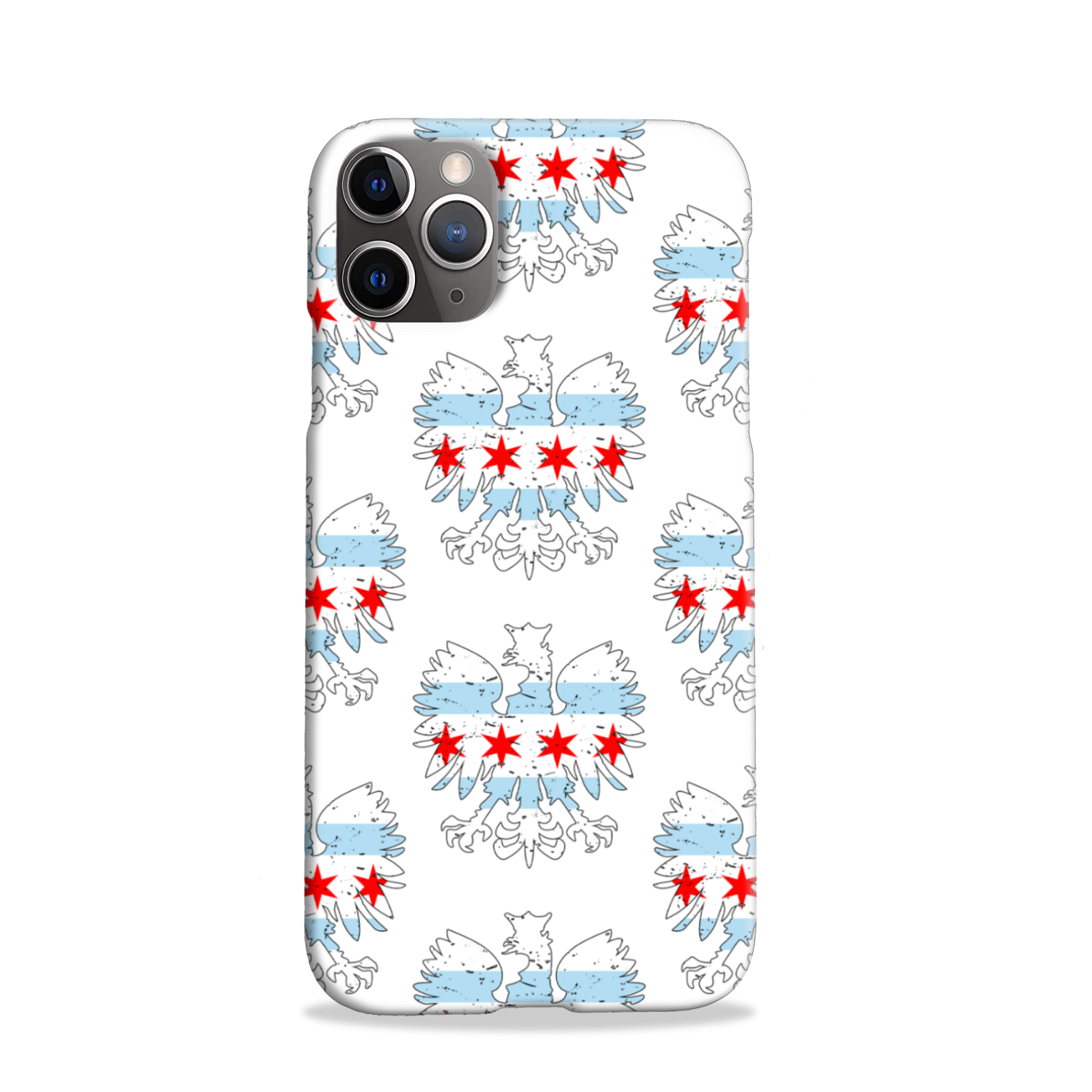 Chicago Flag Polish Slim Phone Case