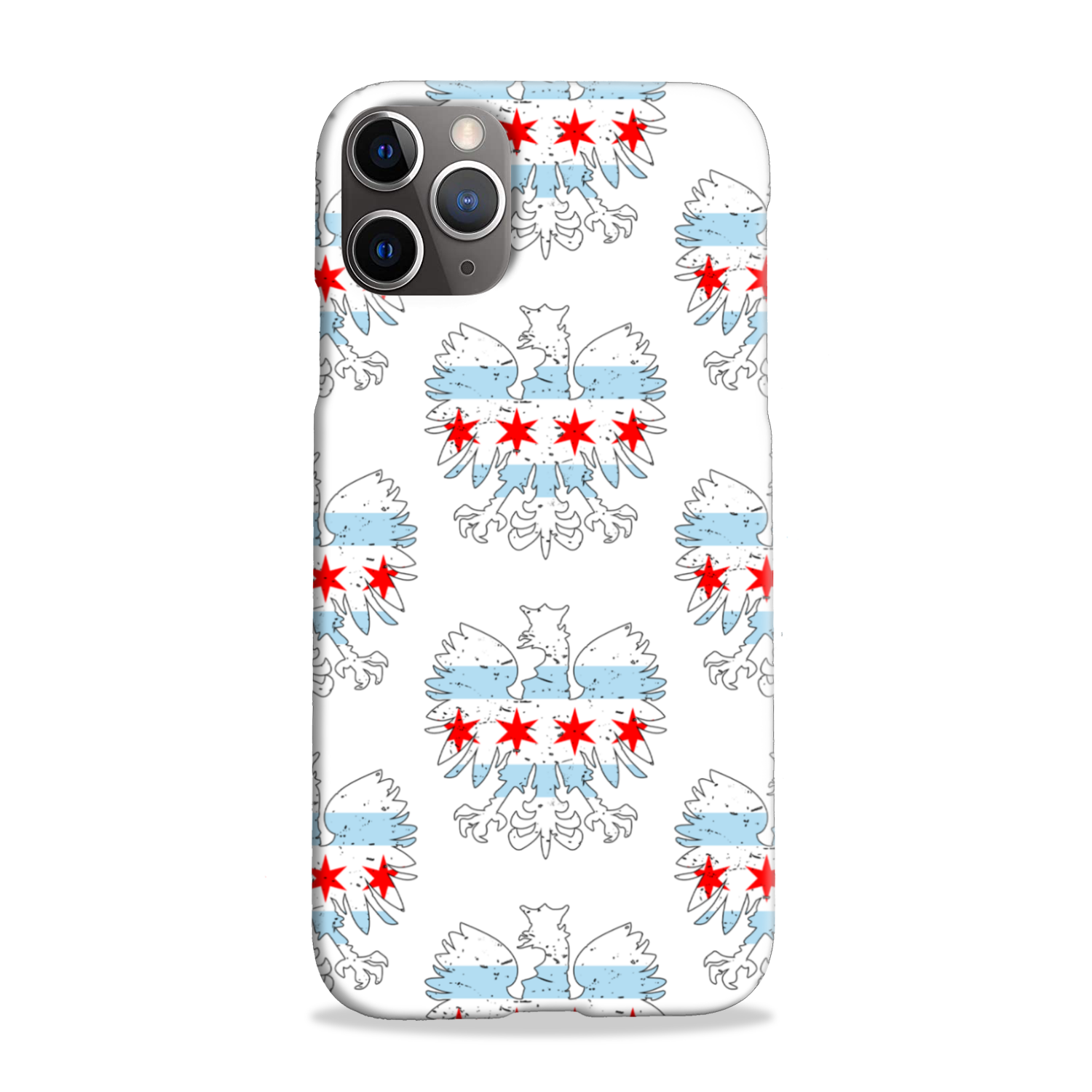 Chicago Flag Polish Slim Phone Case