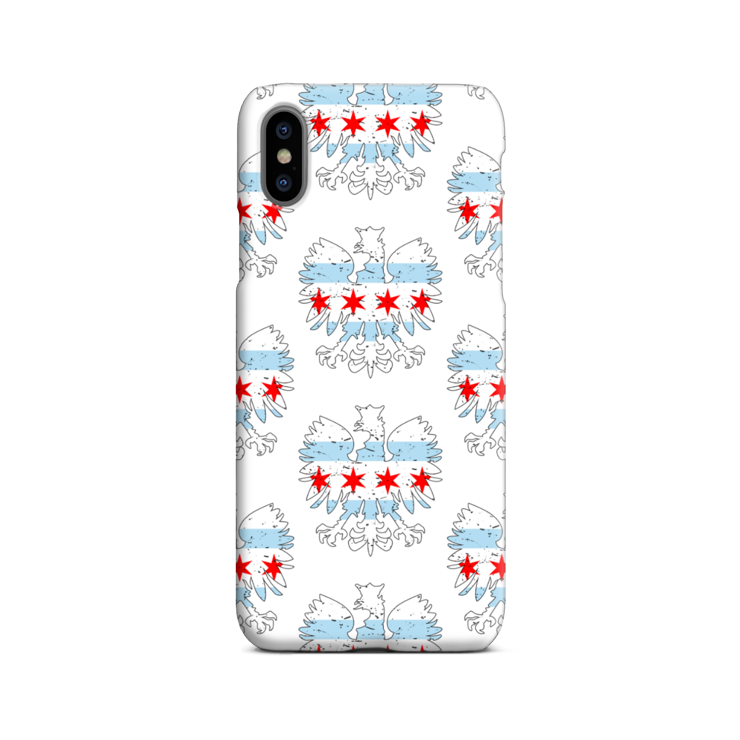 Chicago Flag Polish Slim Phone Case