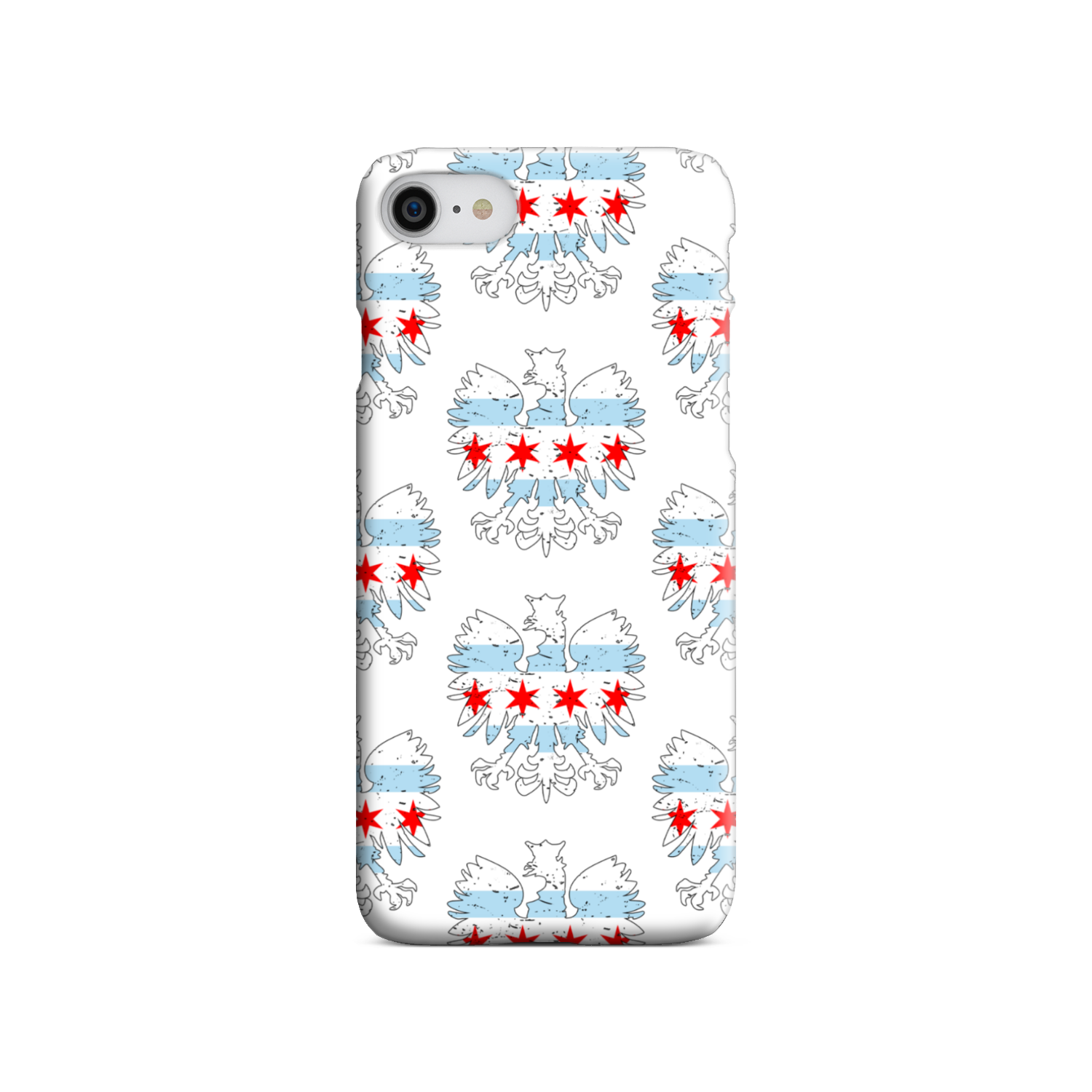 Chicago Flag Polish Slim Phone Case