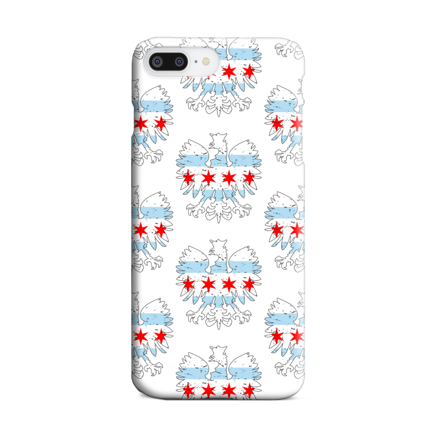 Chicago Flag Polish Slim Phone Case