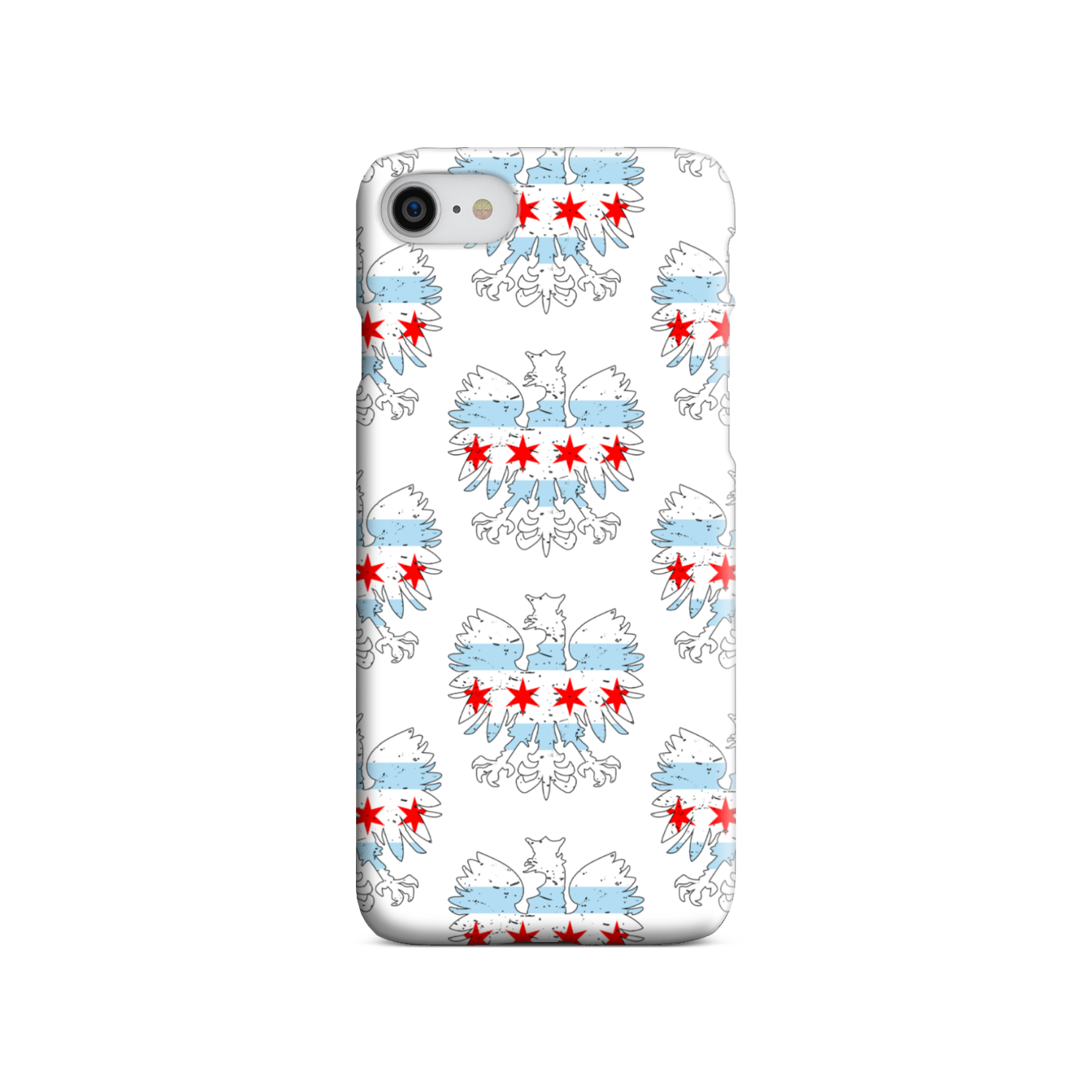 Chicago Flag Polish Slim Phone Case