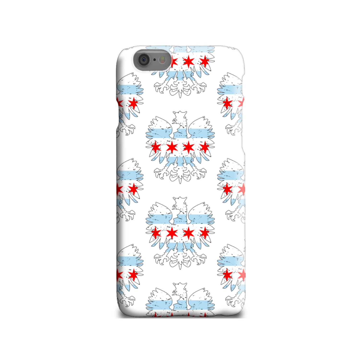 Chicago Flag Polish Slim Phone Case