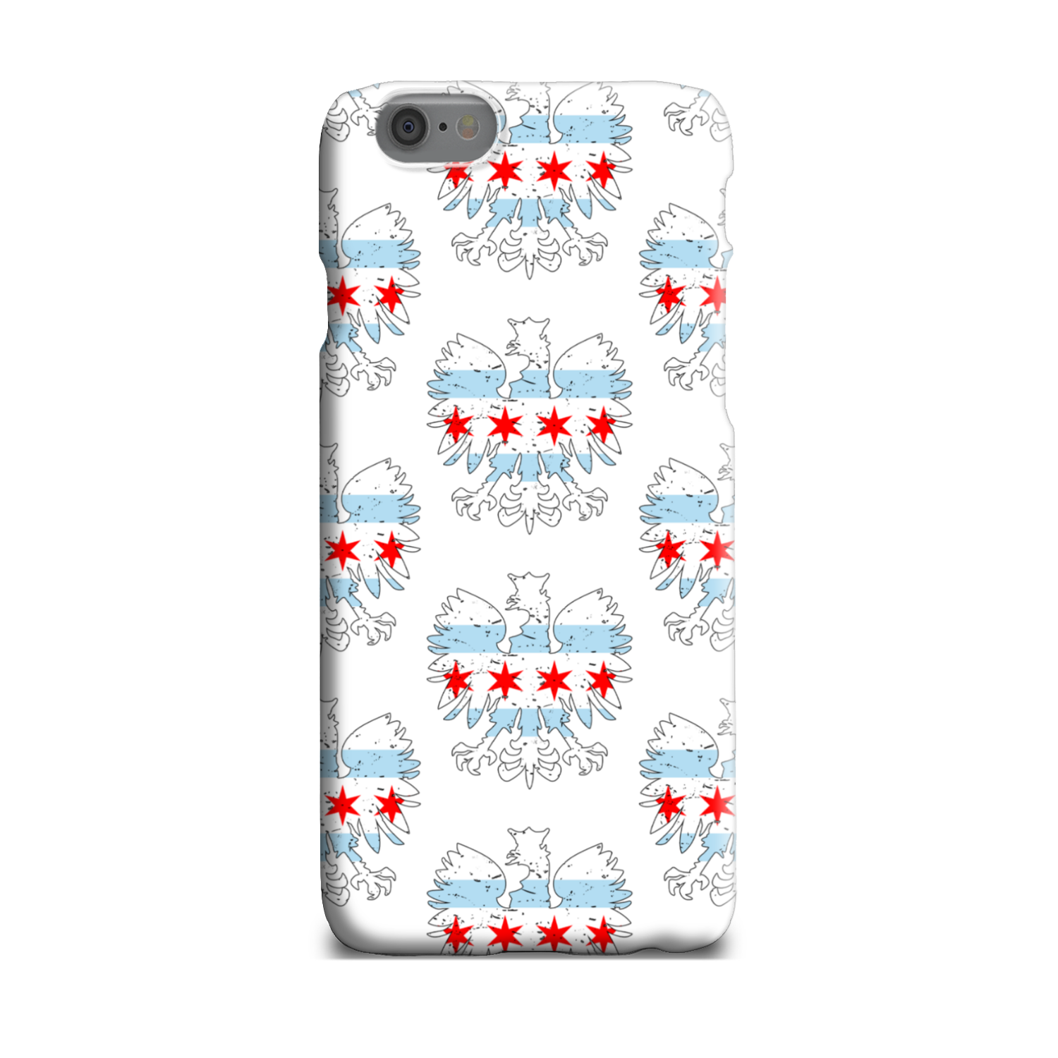 Chicago Flag Polish Slim Phone Case