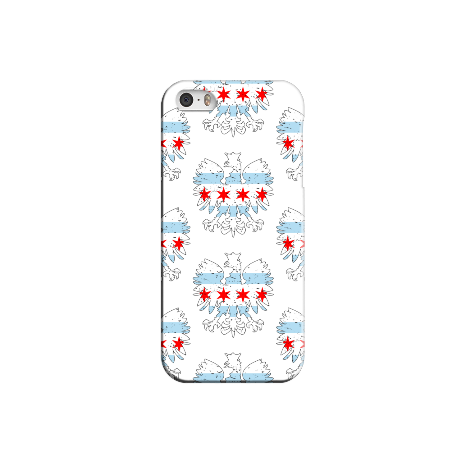 Chicago Flag Polish Slim Phone Case