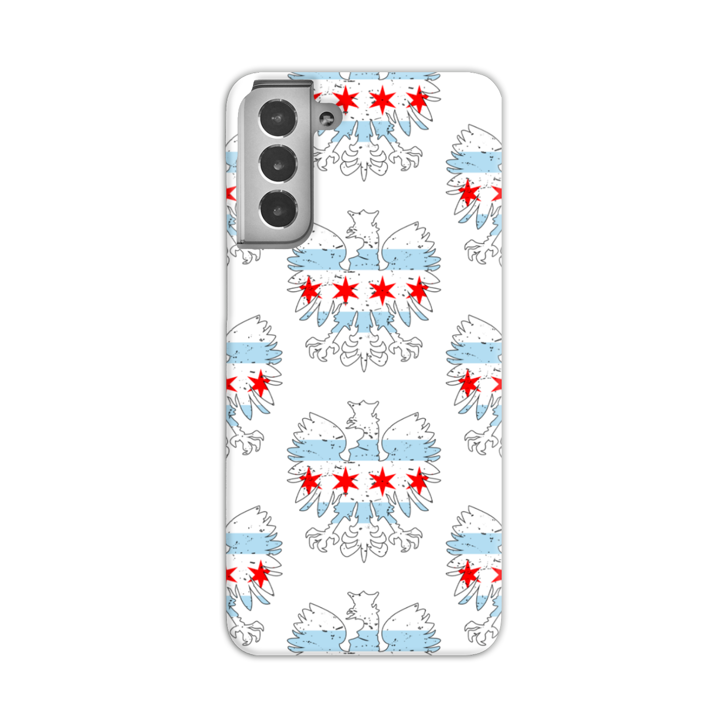 Chicago Flag Polish Slim Phone Case